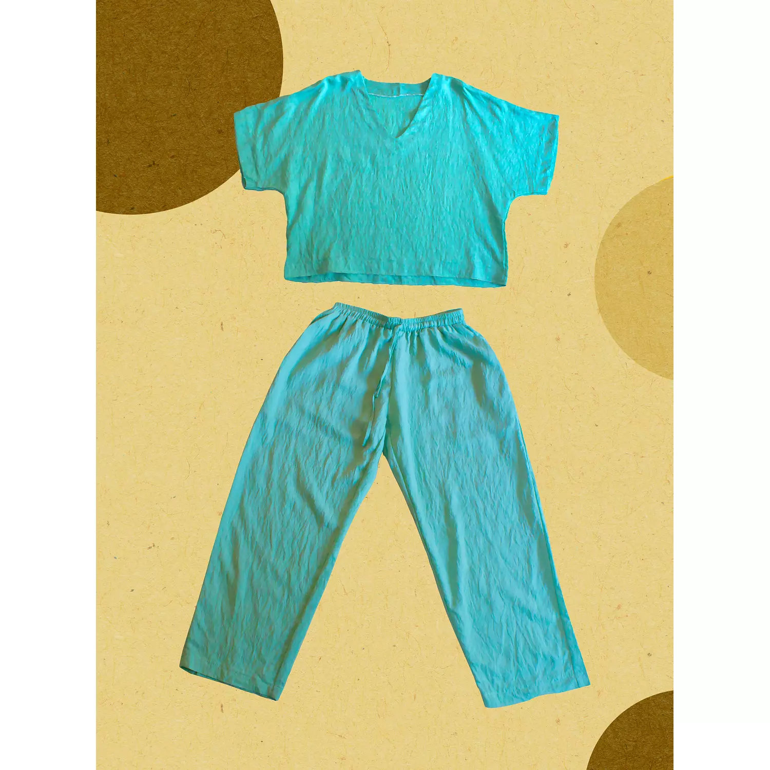 Mint Green Linen Set 2