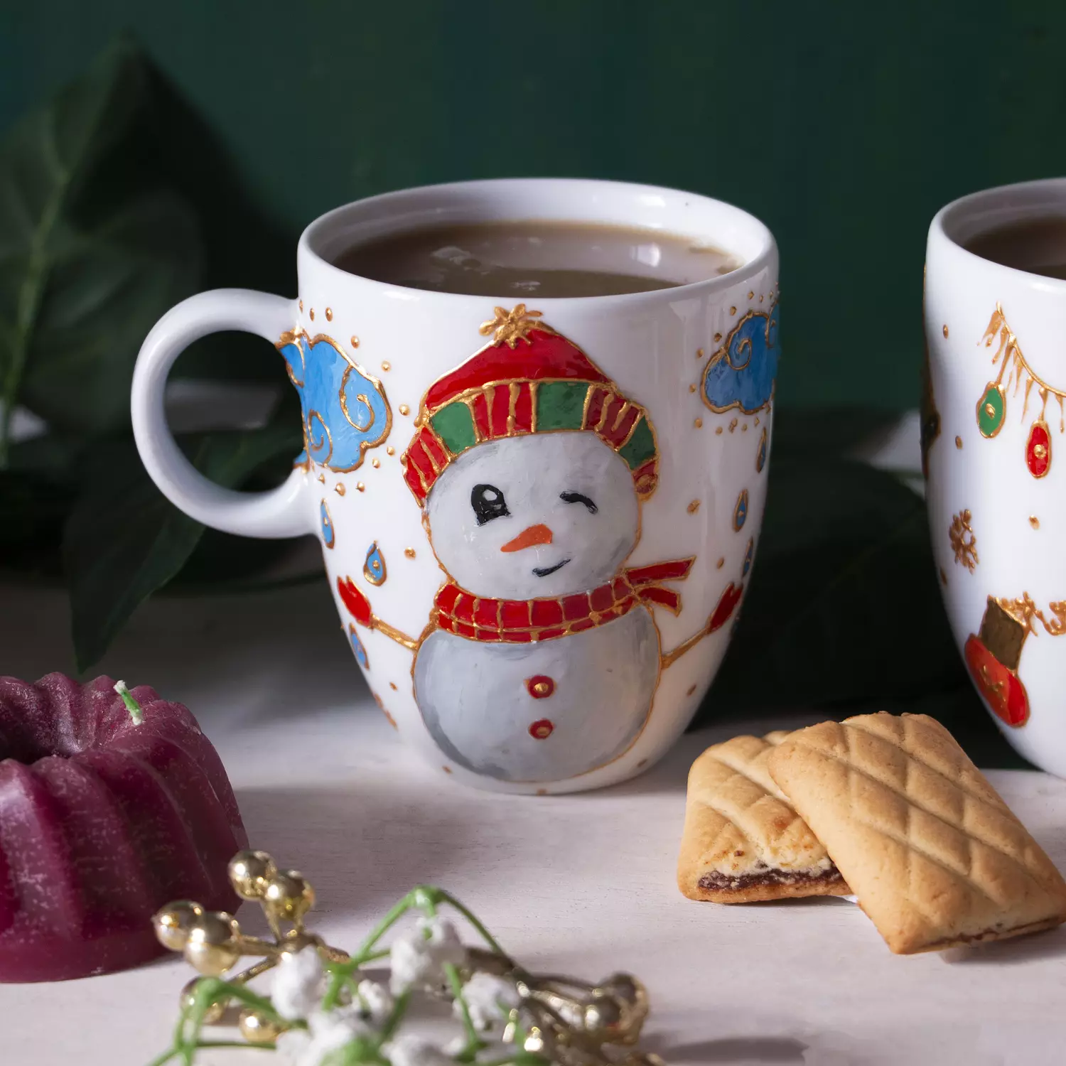 Snow Man Mug hover image