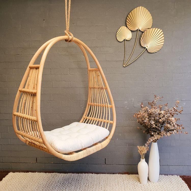Swing bamboo chair hover image