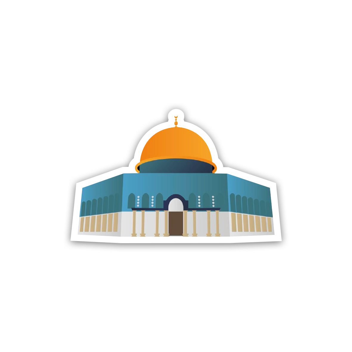 Dome of The Rock Mosque - Palestine 