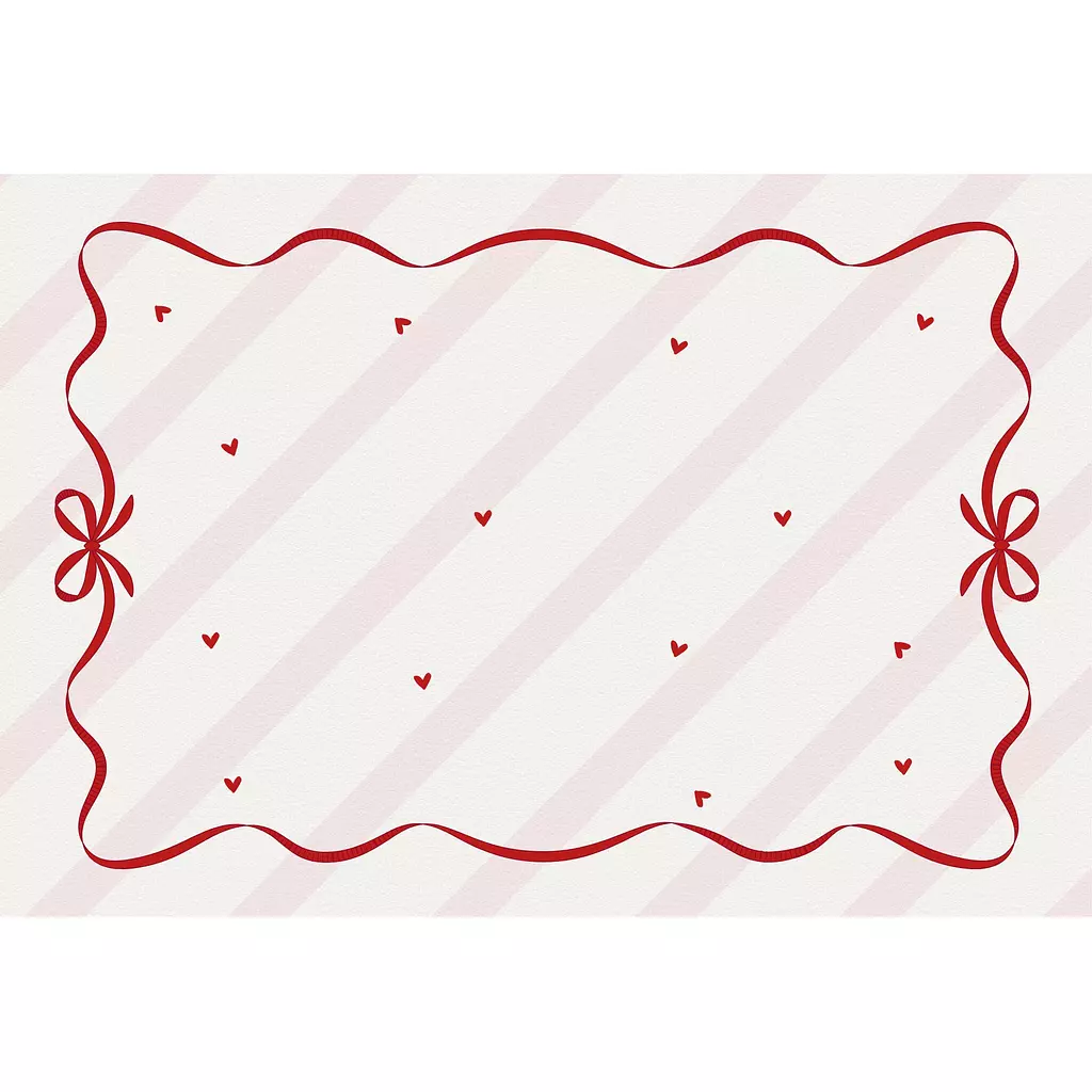 Sweetheart Charm Plate Mat