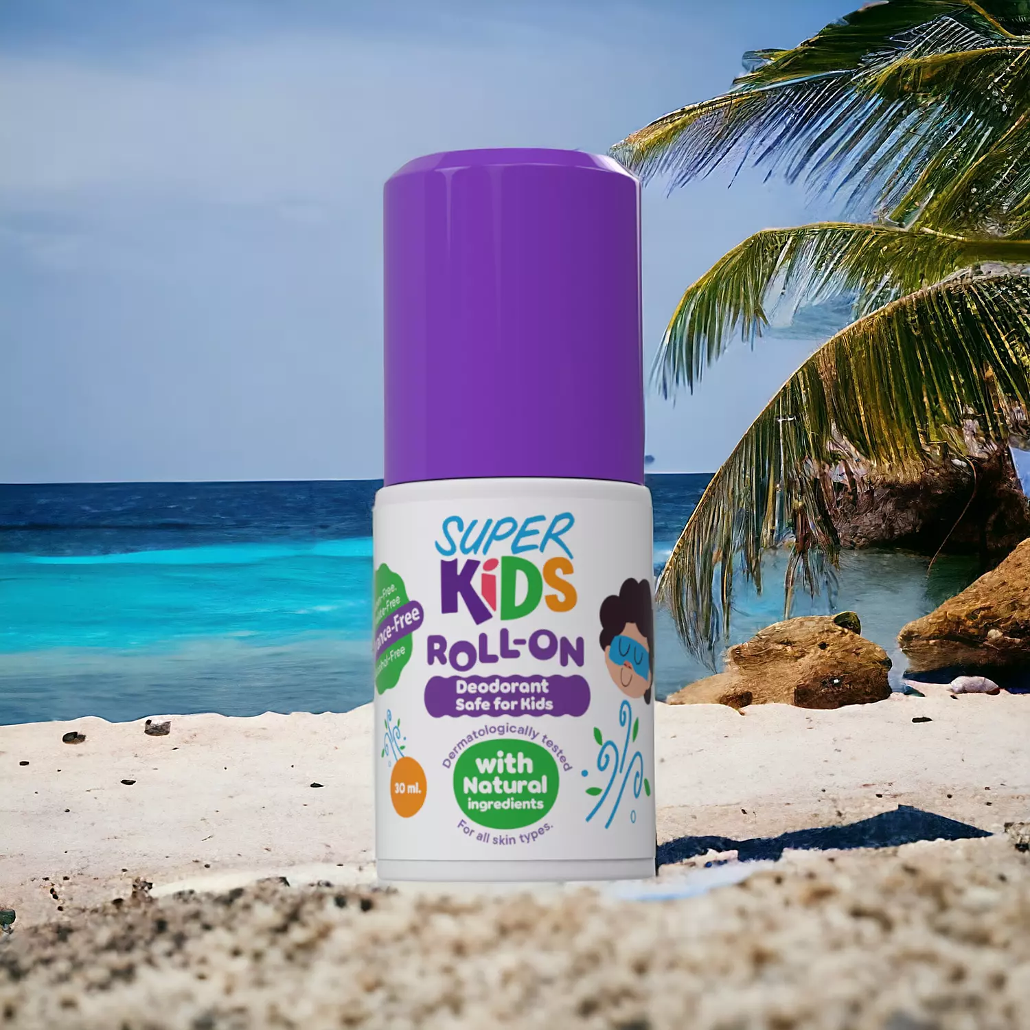 Super Kids Roll-On Fragrance Free - 30 ml hover image