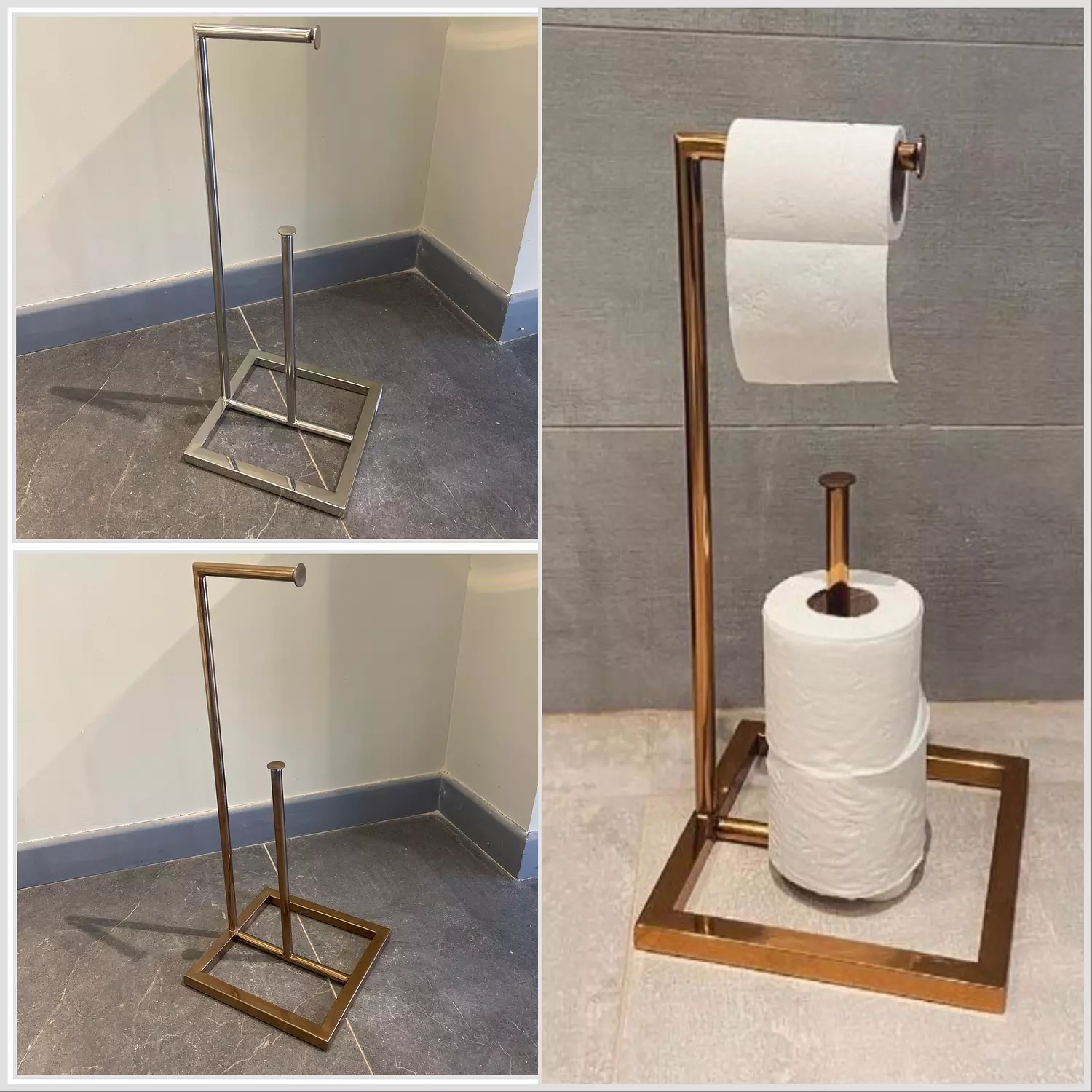 Toilet Paper Rack “Stainless” hover image