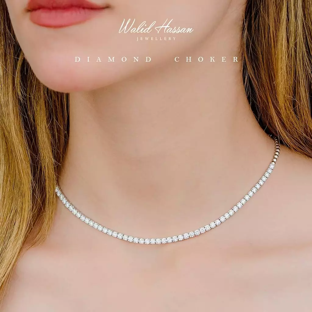 diamond choker