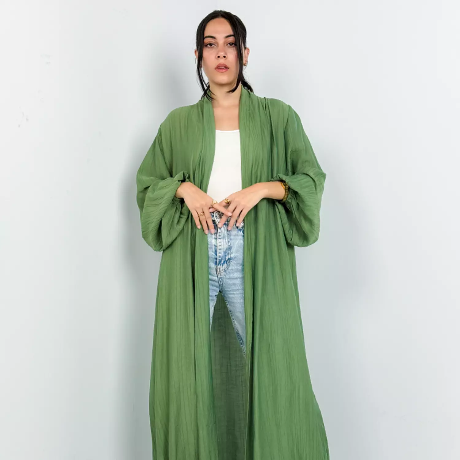 Crashed kimono - Green  hover image