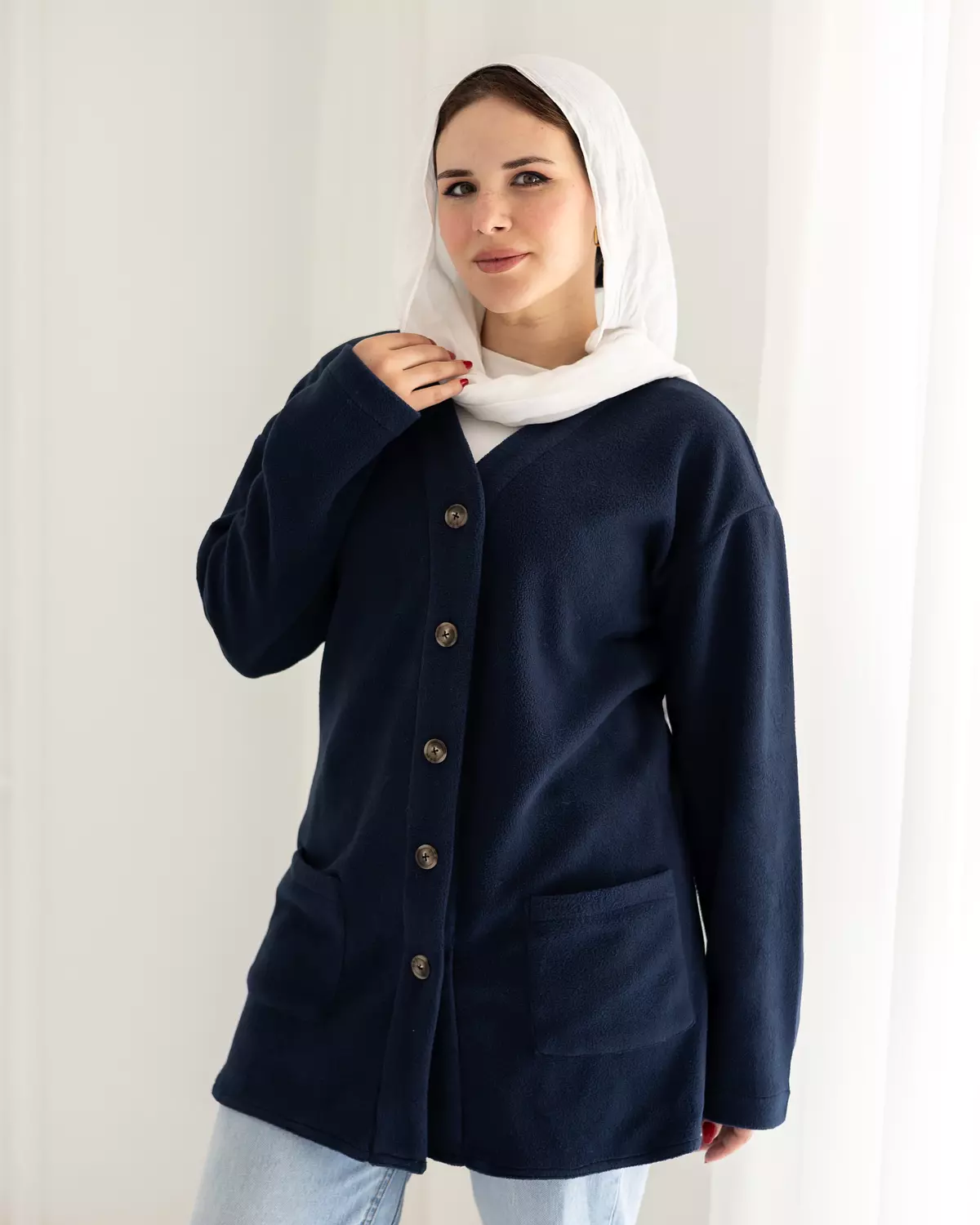 Navy blue cardigan  1