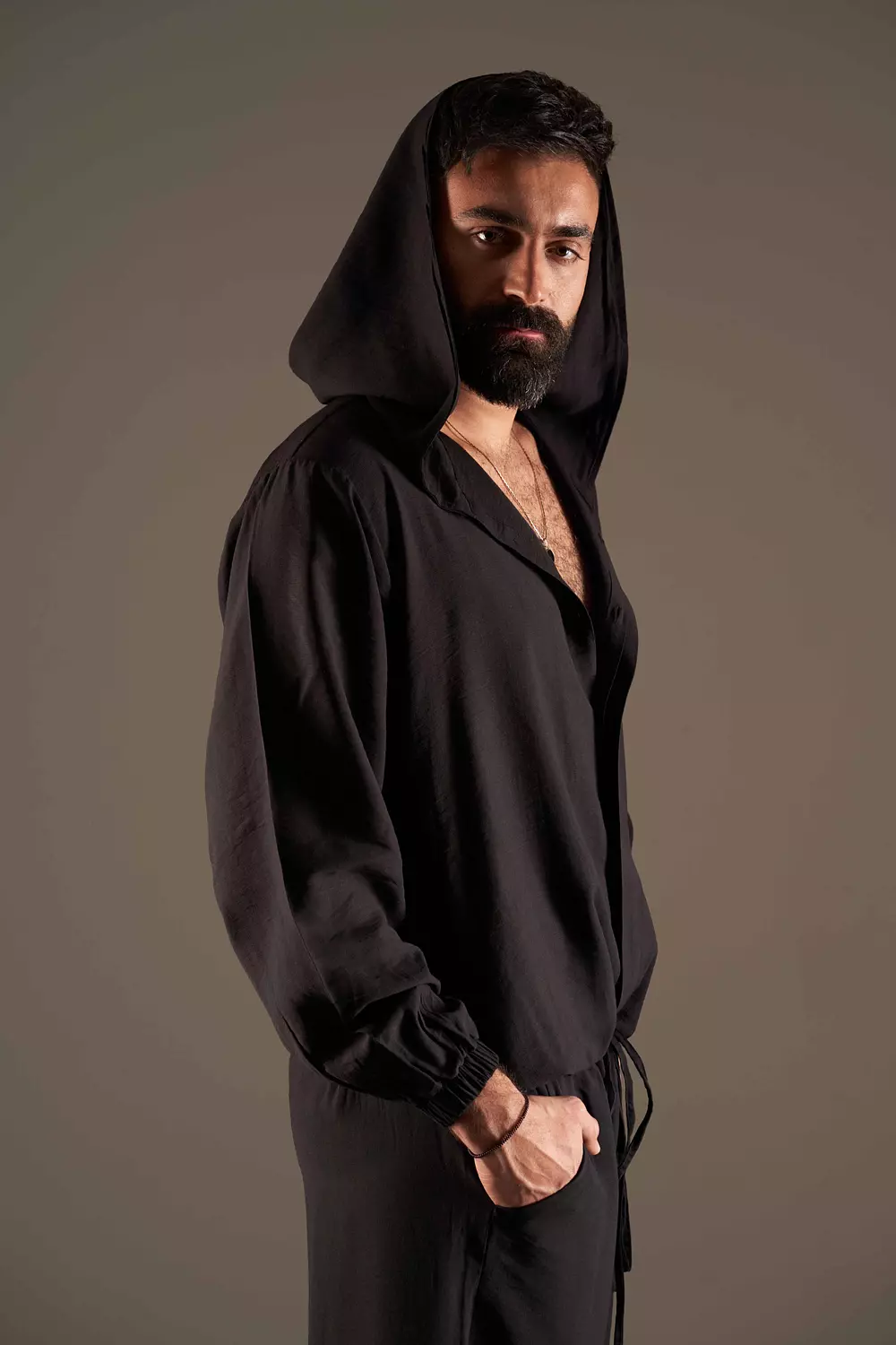 Black Lenin Oversized Jumpsuit 4