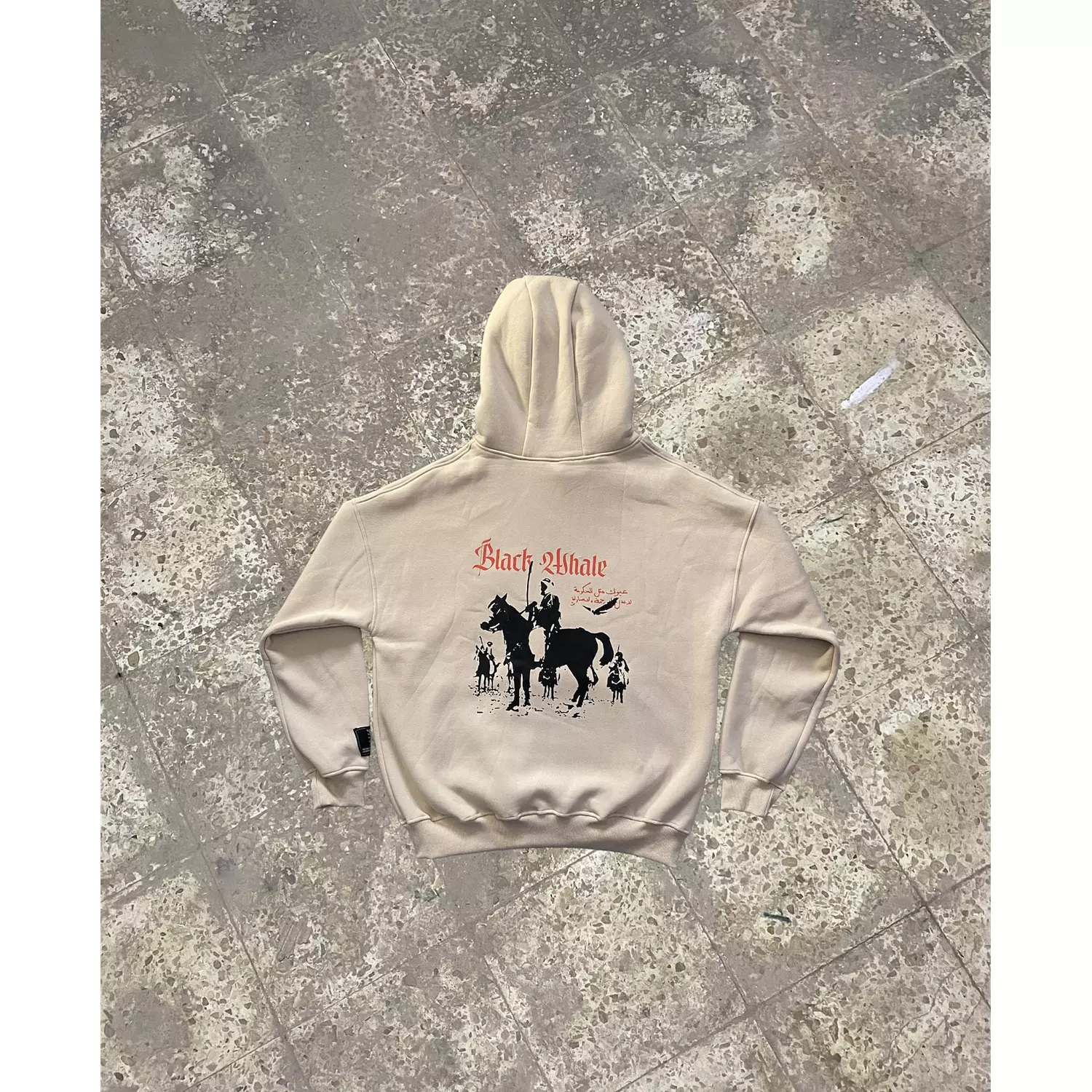 YOUR EYES ARE LIKE THE GOVERNMENT HOODIE "BEIGE" 2