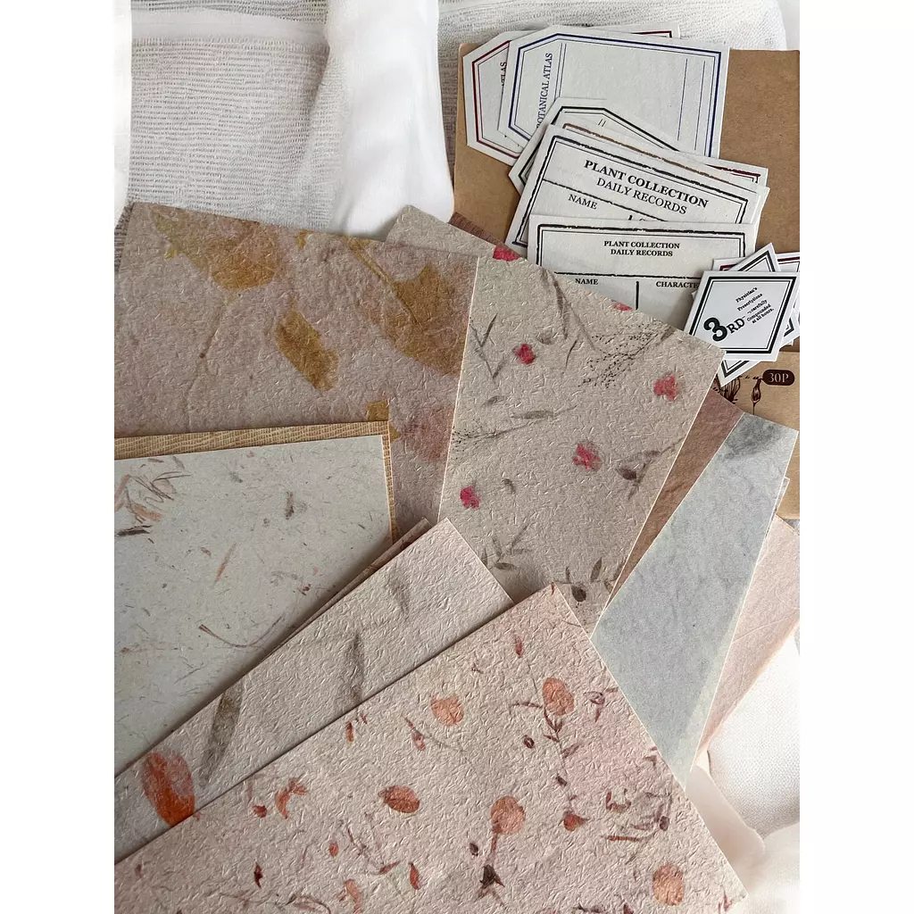 Rustic Floral Craft Paper Pack