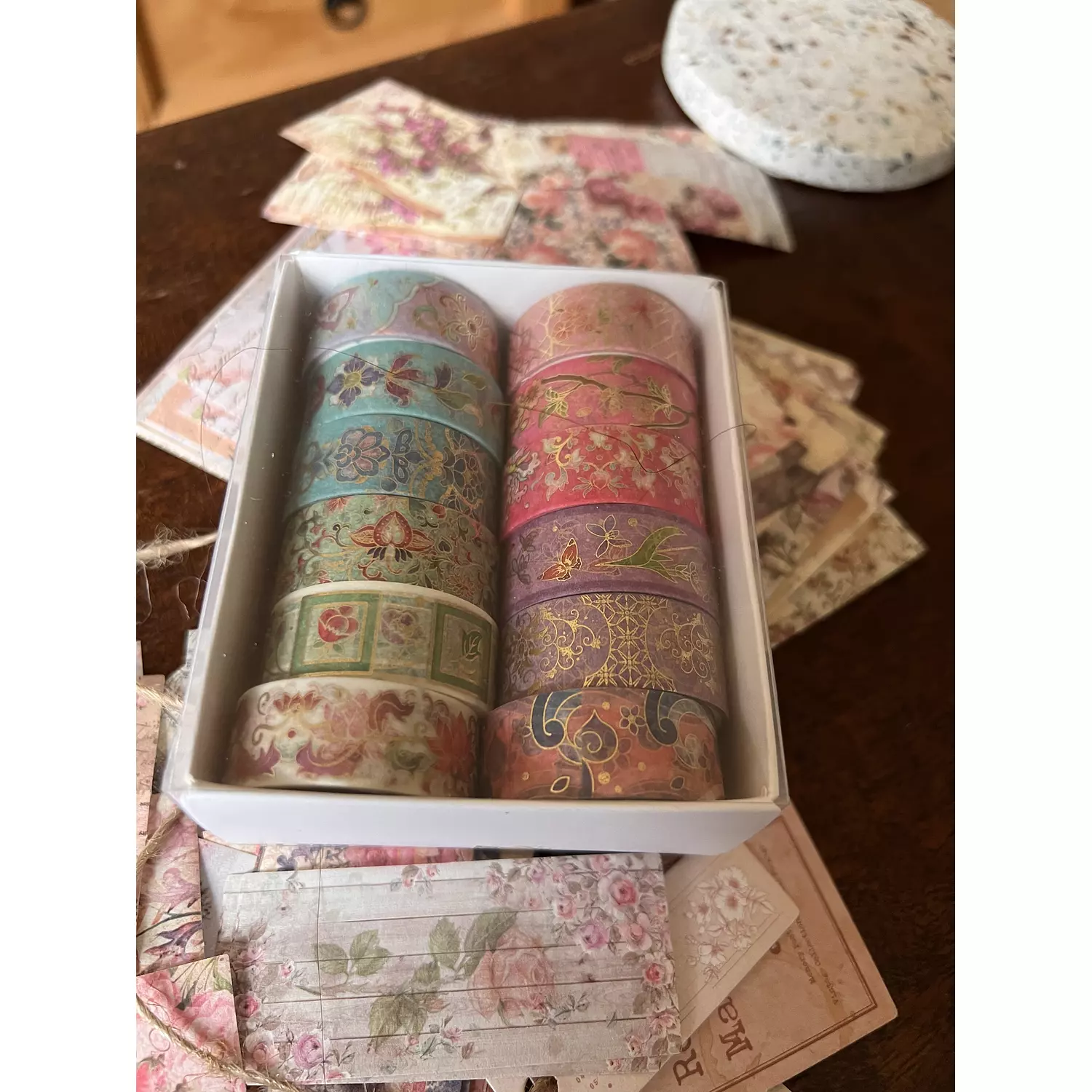 Floral Indian Washy Tapes Set 2