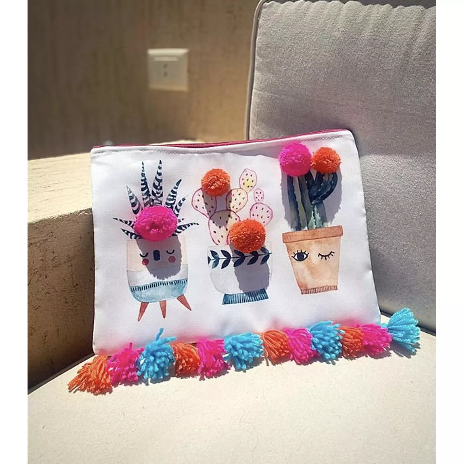 The Cactus Canvas Fabric Pouch (by order) 4