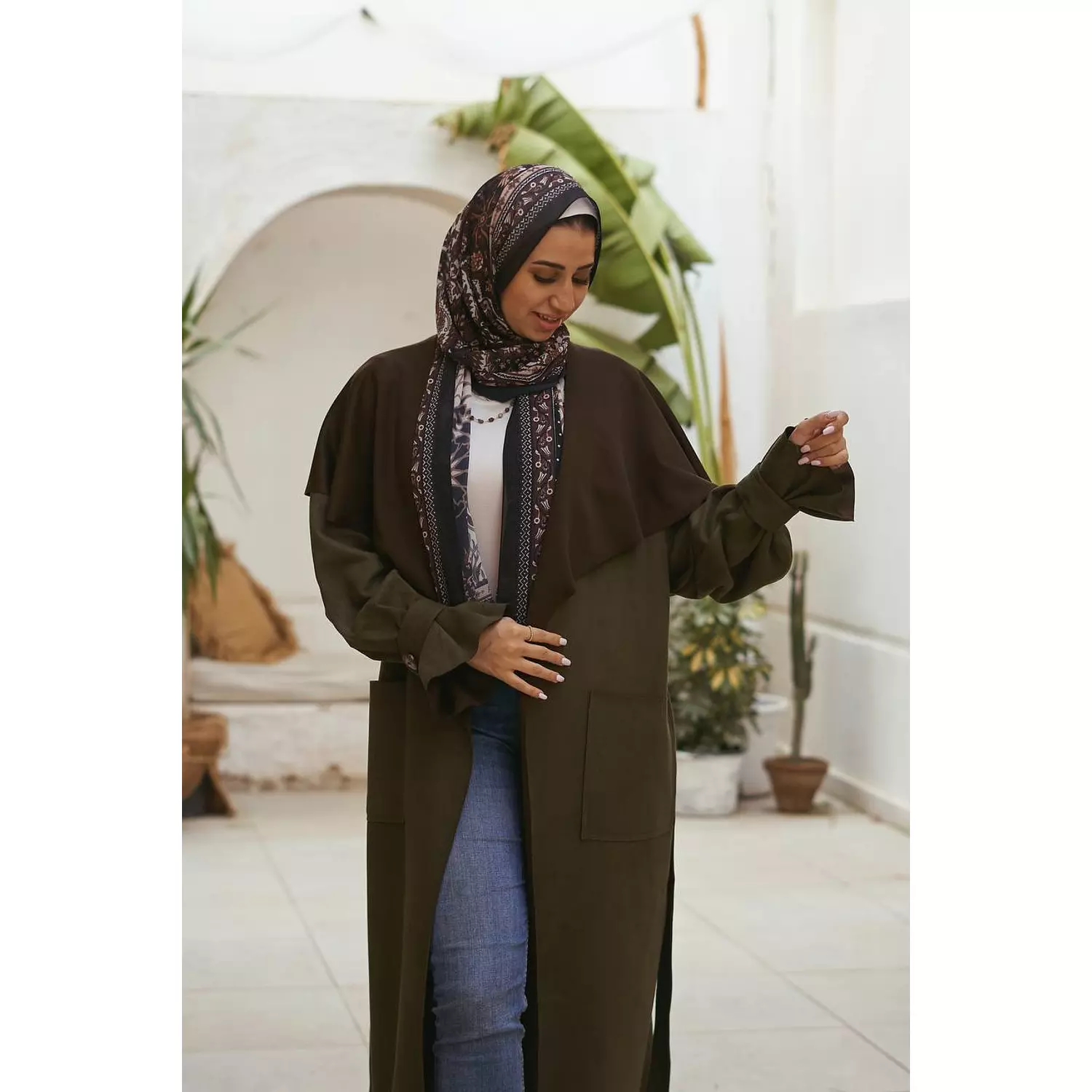 Olive Trench Coat 5