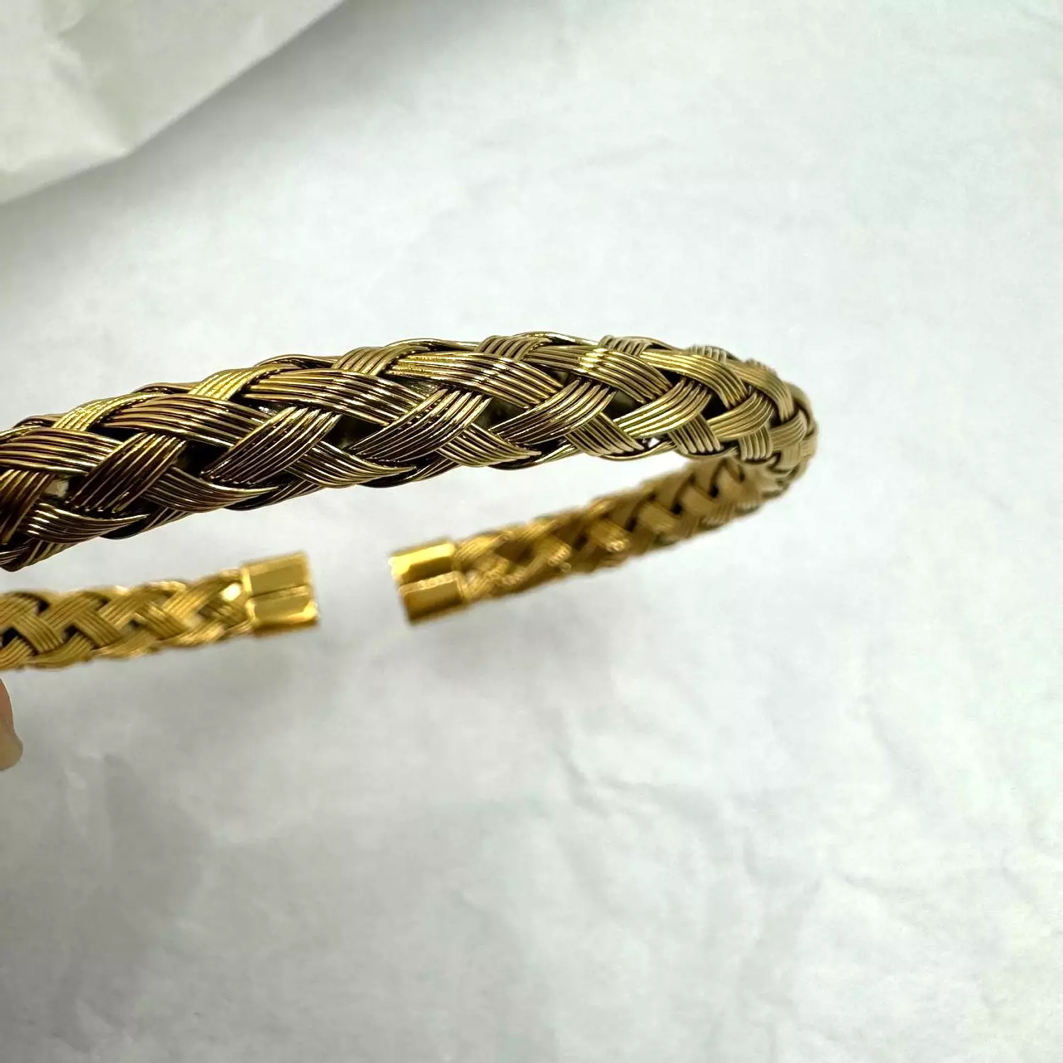 3D weave open Bracelet 2