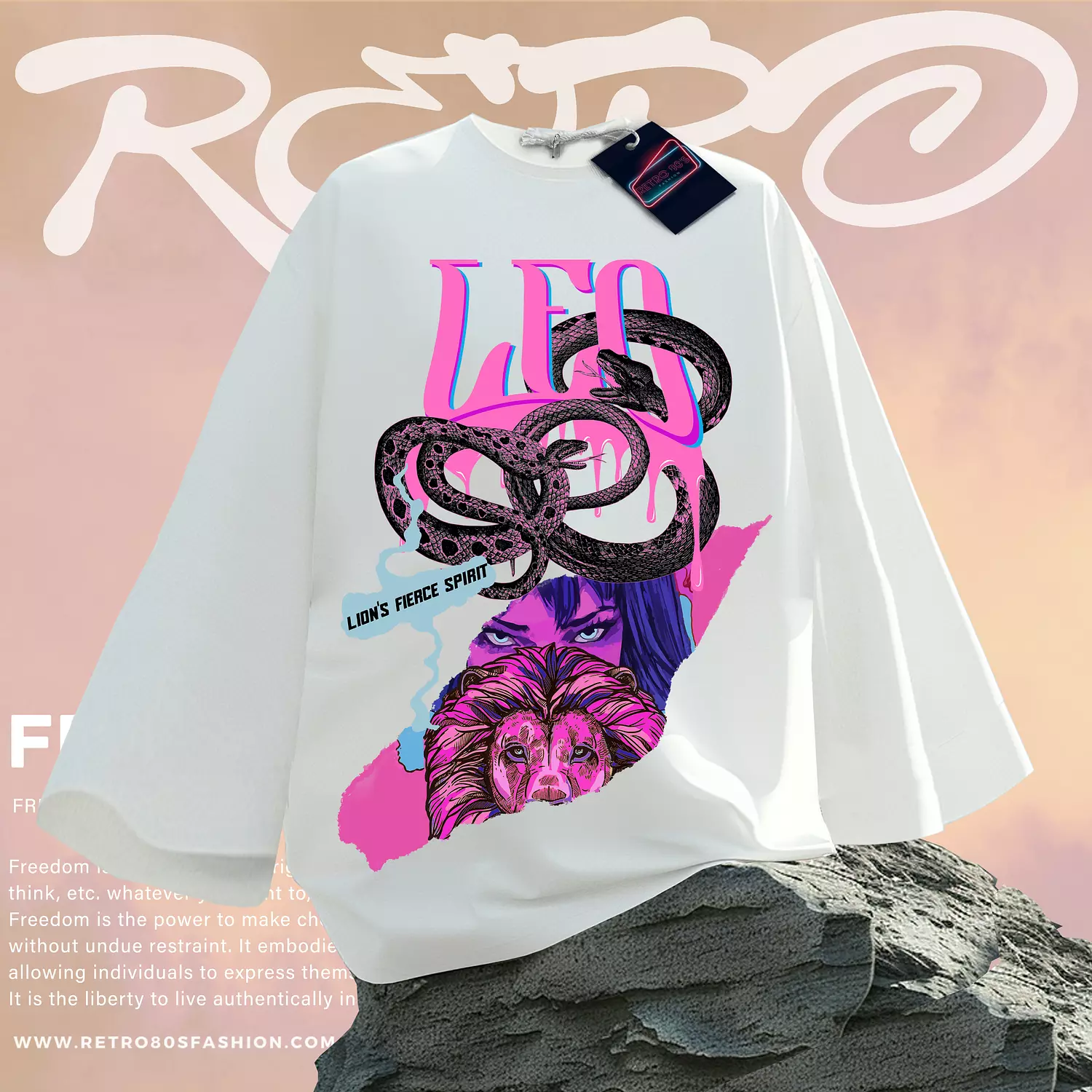 Leo pink long sleeves hover image