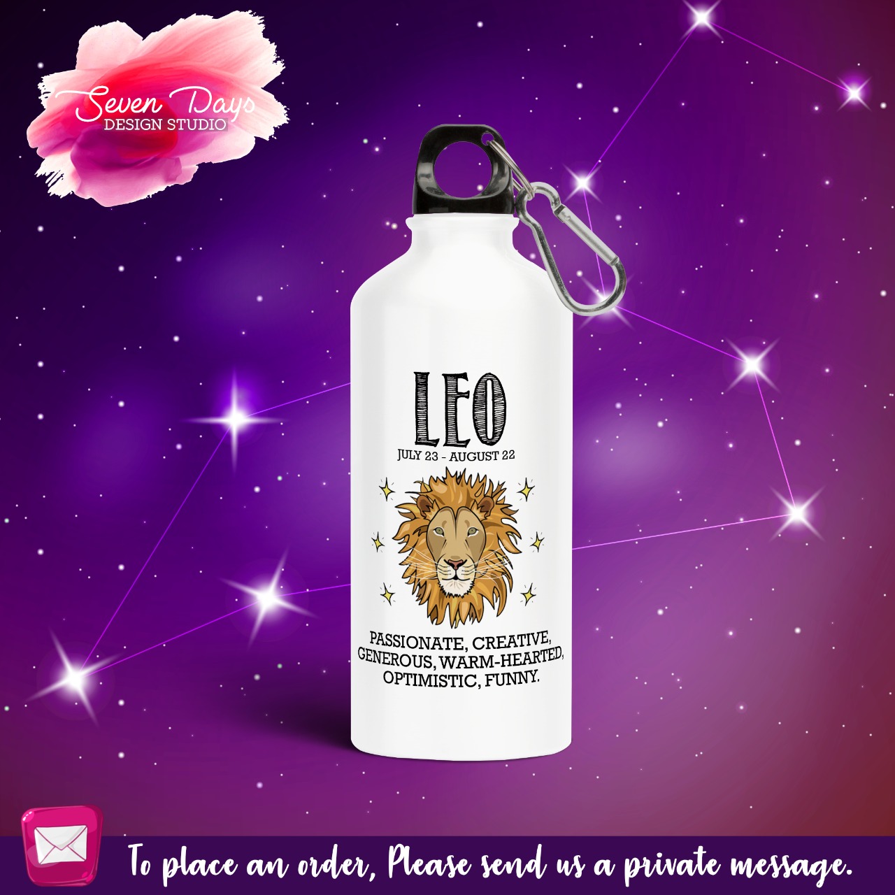 Leo Mug, Bottle or Travel Mug 4