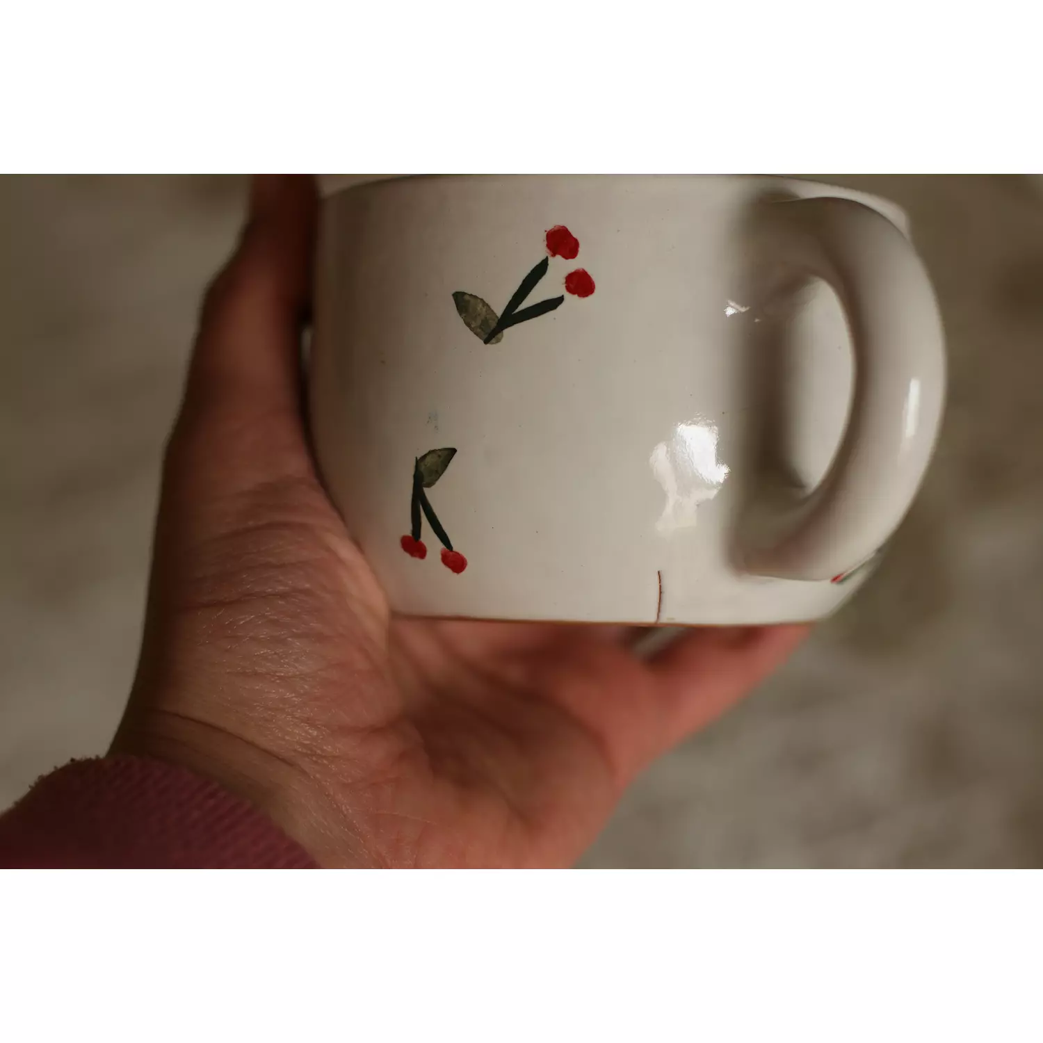 Imperfect Cherry mug 2