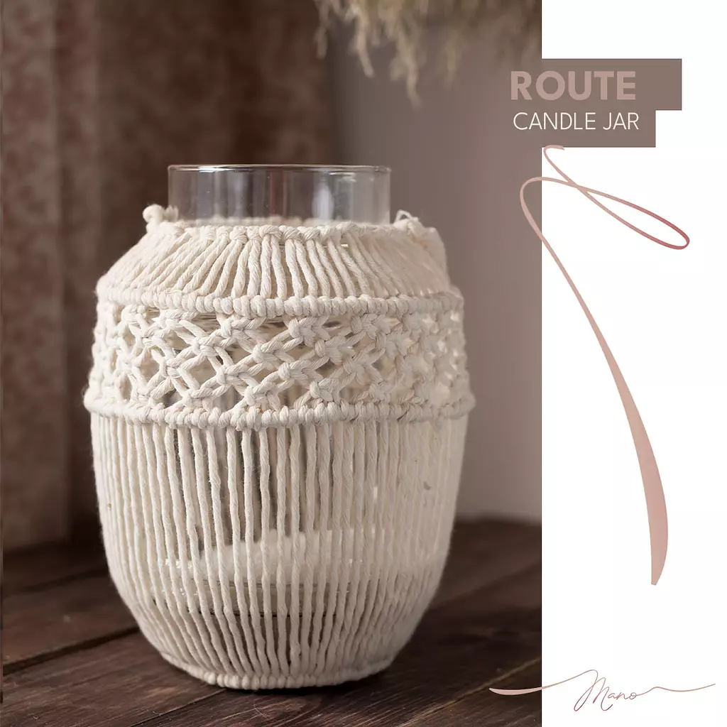 Route Candle Jar