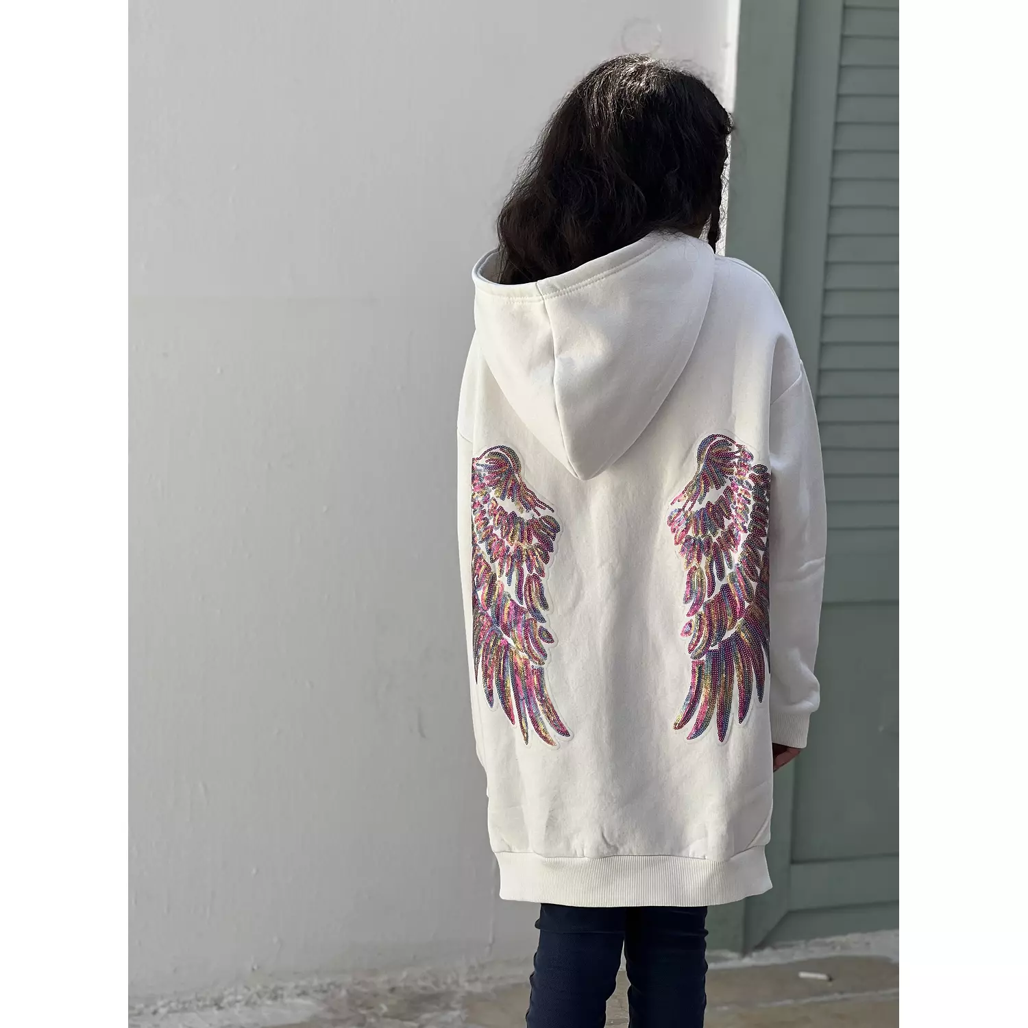 Wingy hoodie dress 5