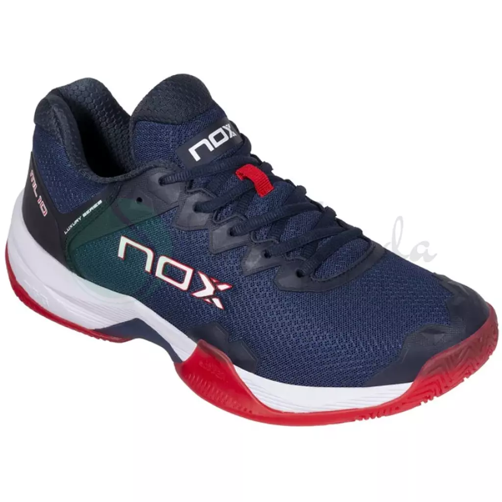 Nox Padel Shoes ML10 HEXA Blue Navy/Red