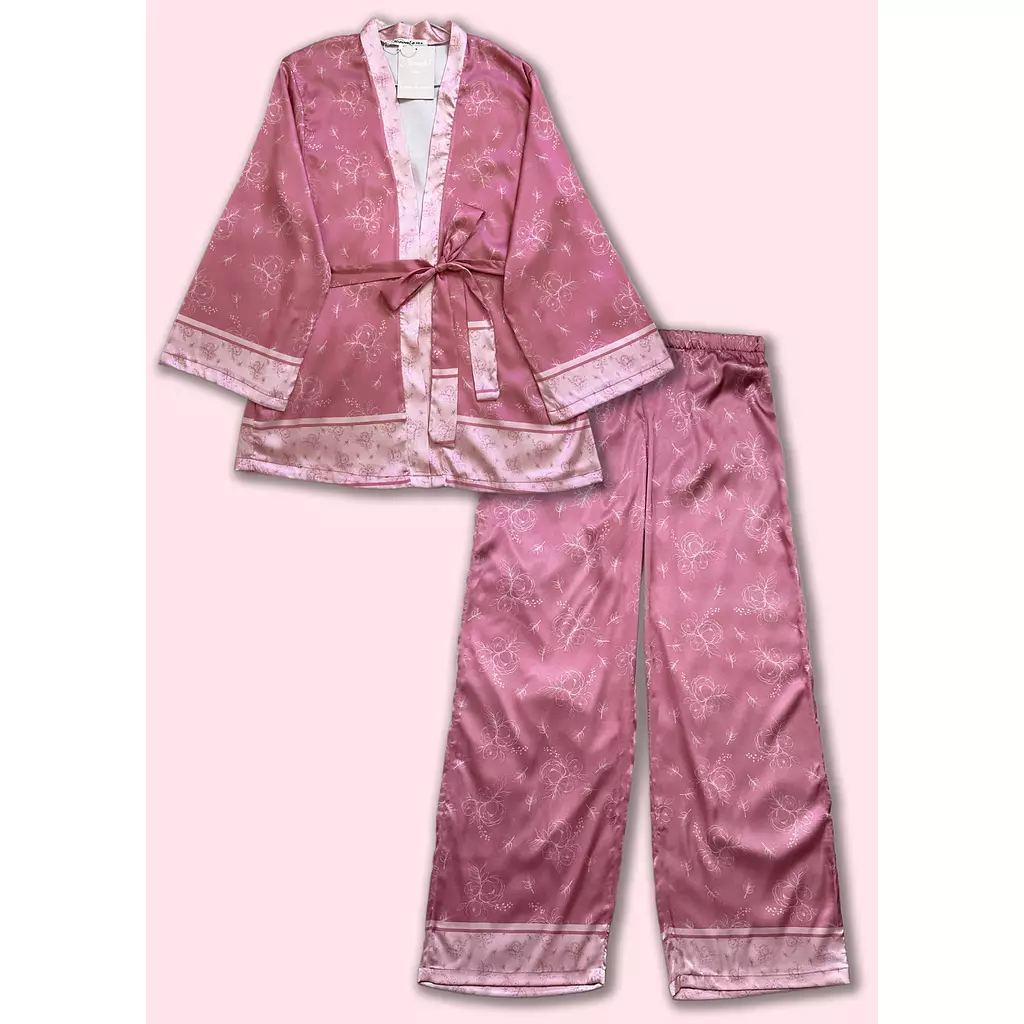 Pucci Blush Kimono Set