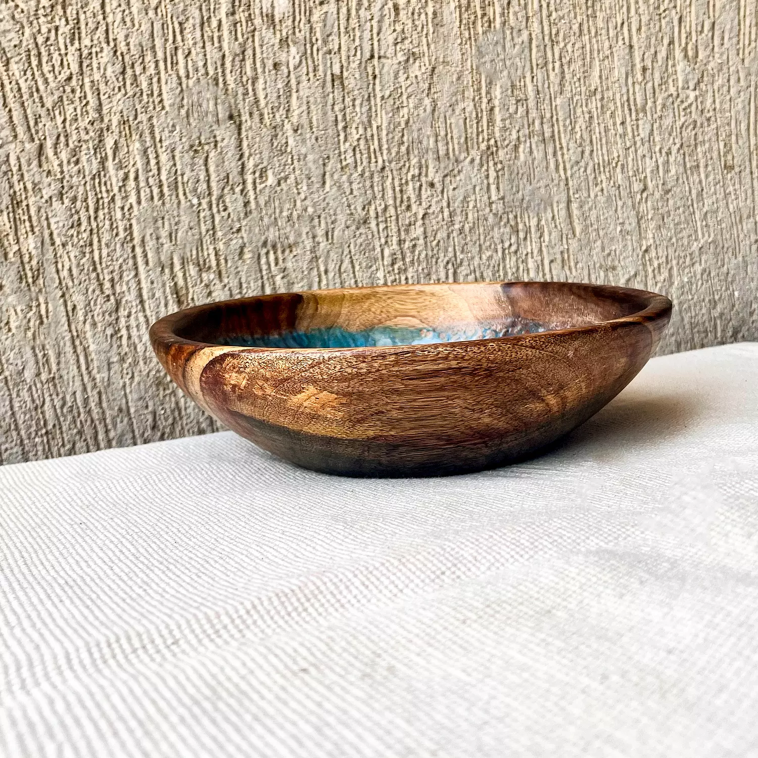 Blue Wooden bowl-2nd-img