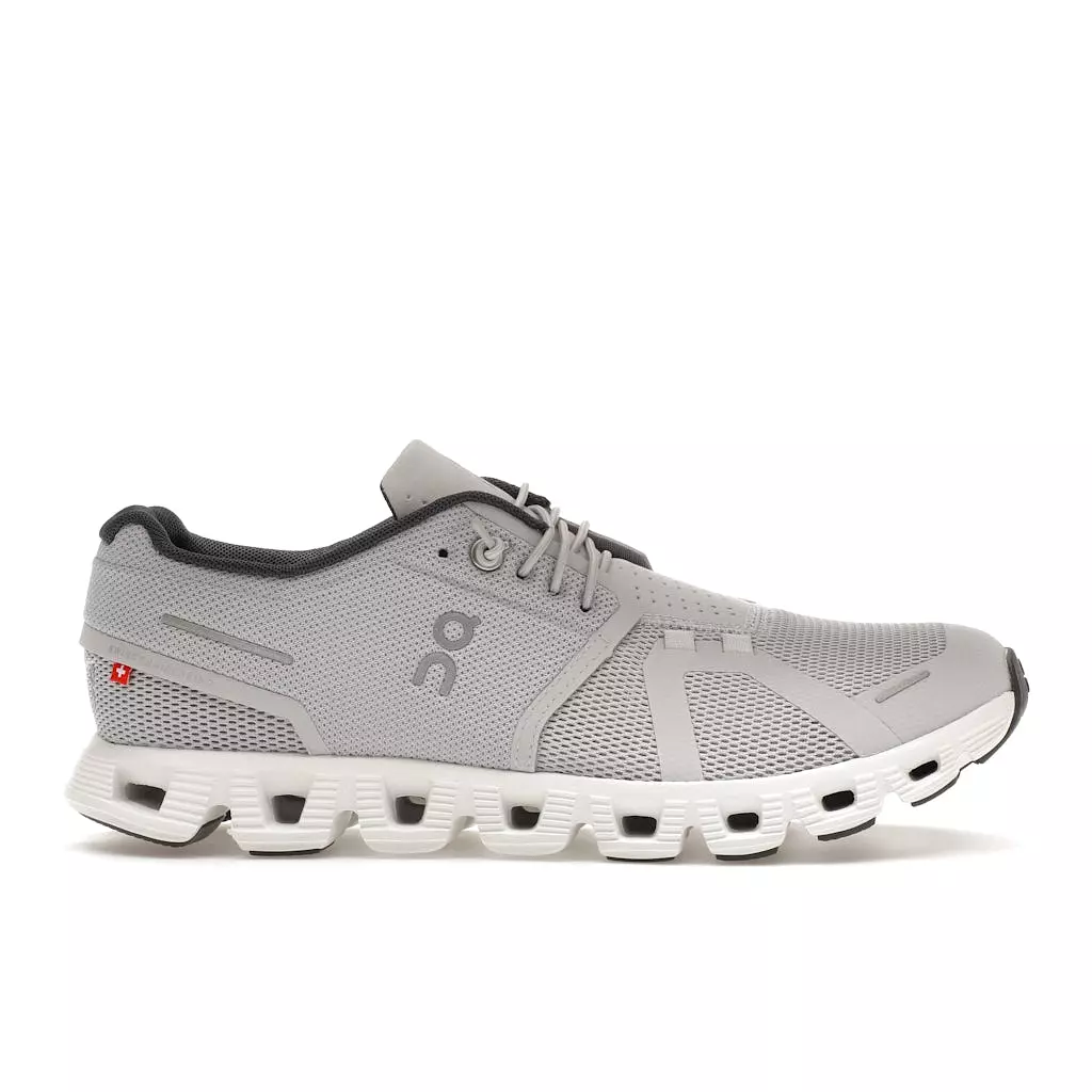 On Running Cloud 5 Glacier Grey White