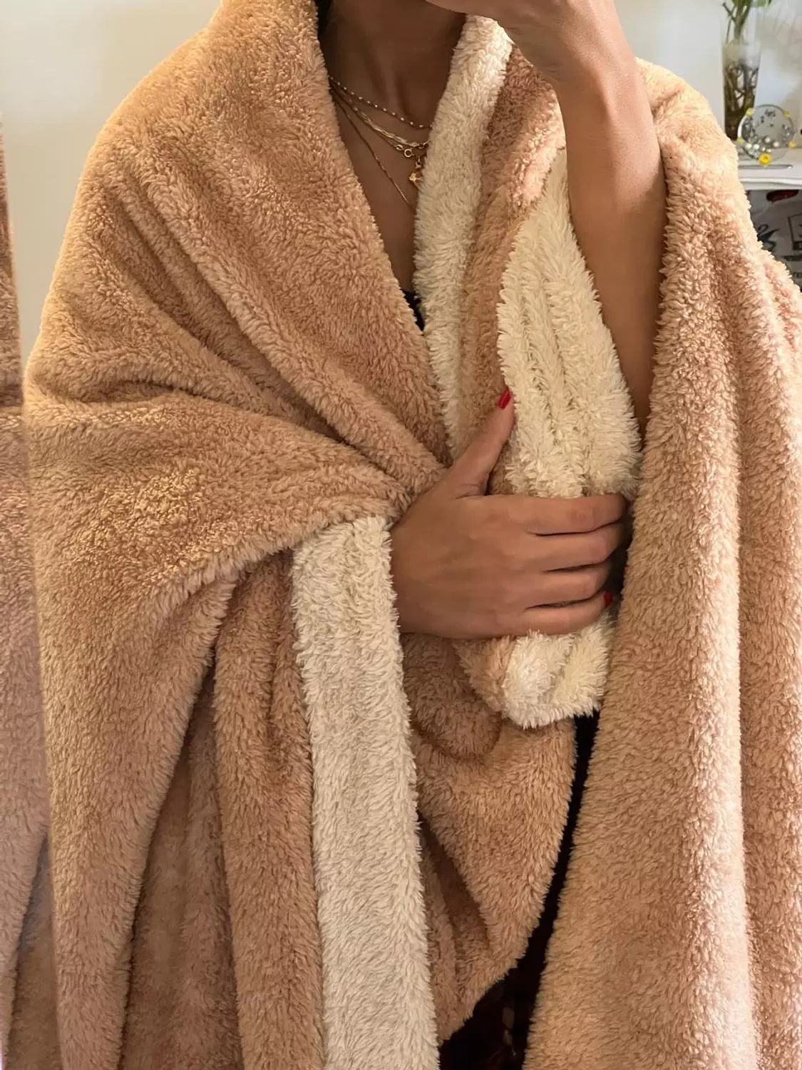 Cuddle Throw - Beige 3