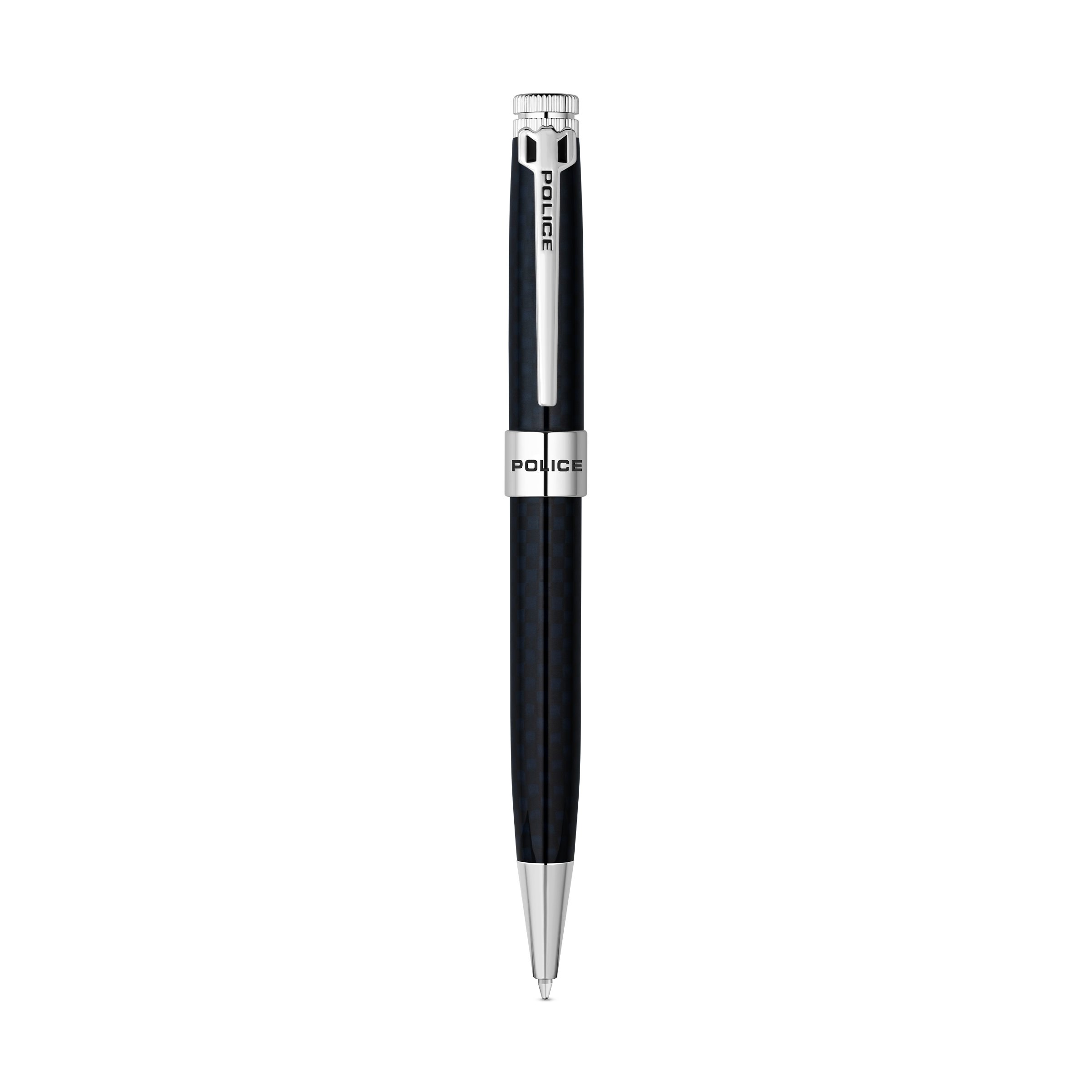 POLICE - Constantia Pen For Men Black & Gunmetal Color, Ball Point - PERGR0002801