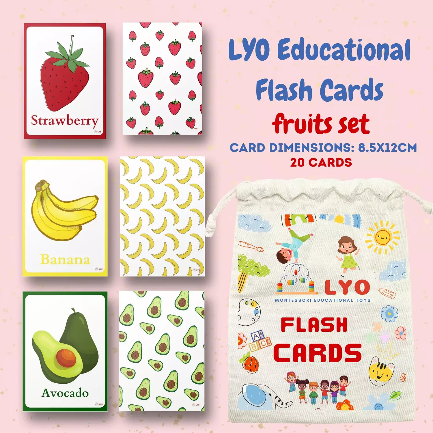 LYO Flash Cards (Fruits-Vegetables) 0