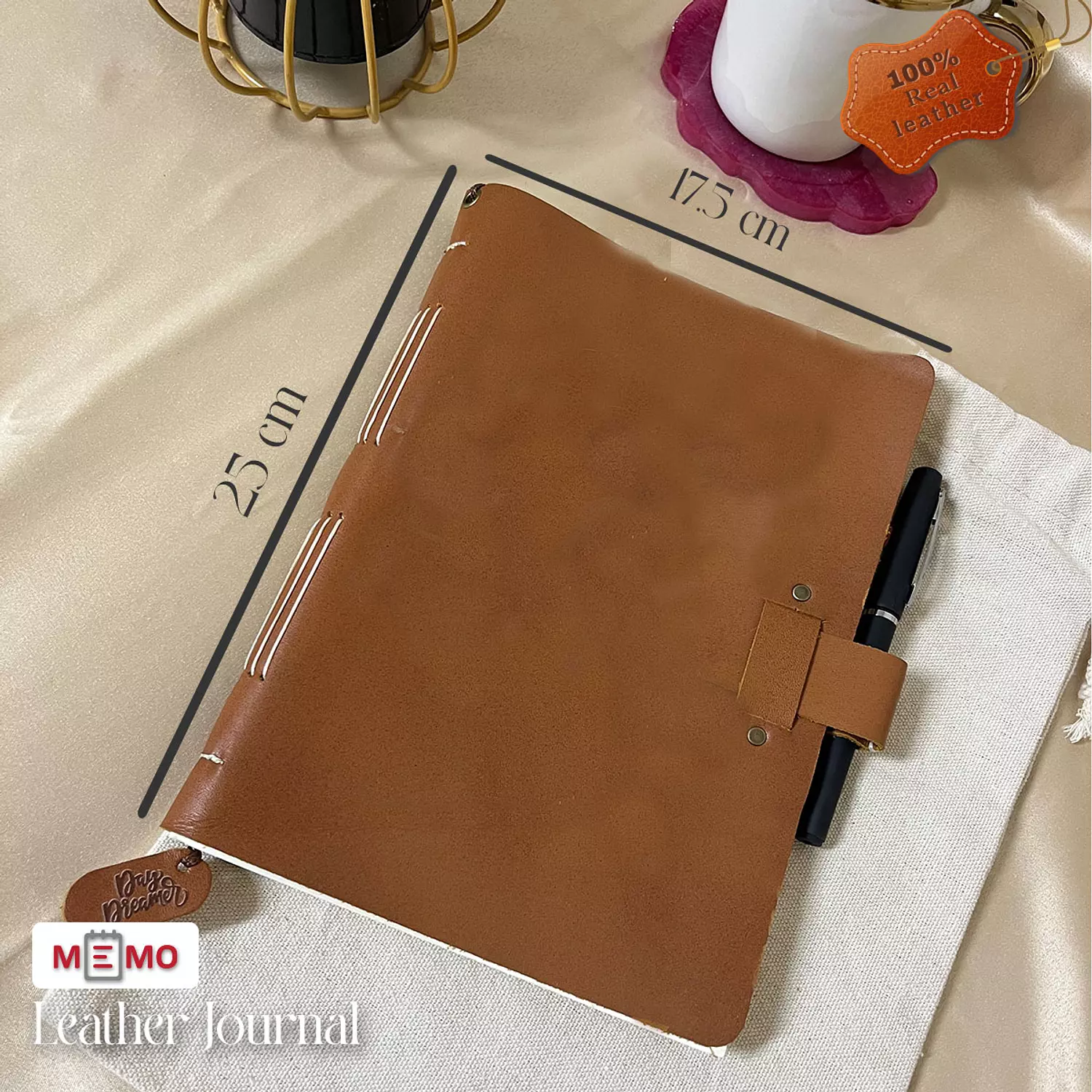 Memo Leather Journal (Real leather) 42