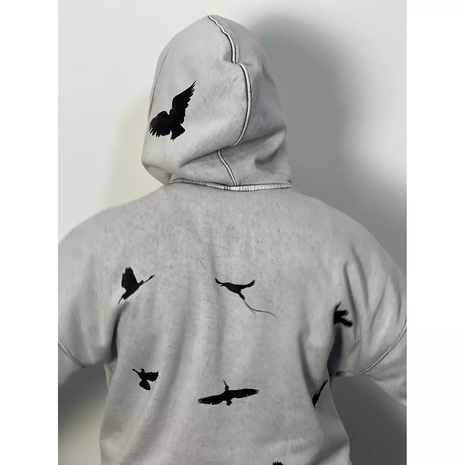 HOODIE WASHED PRINTED OVERSIZE  1