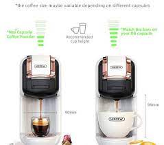 HiBREW H2B 6 in 1 Multi-Capsule Hot/Cold Coffee Maker (White)free 10 capsules offer 🎁 5