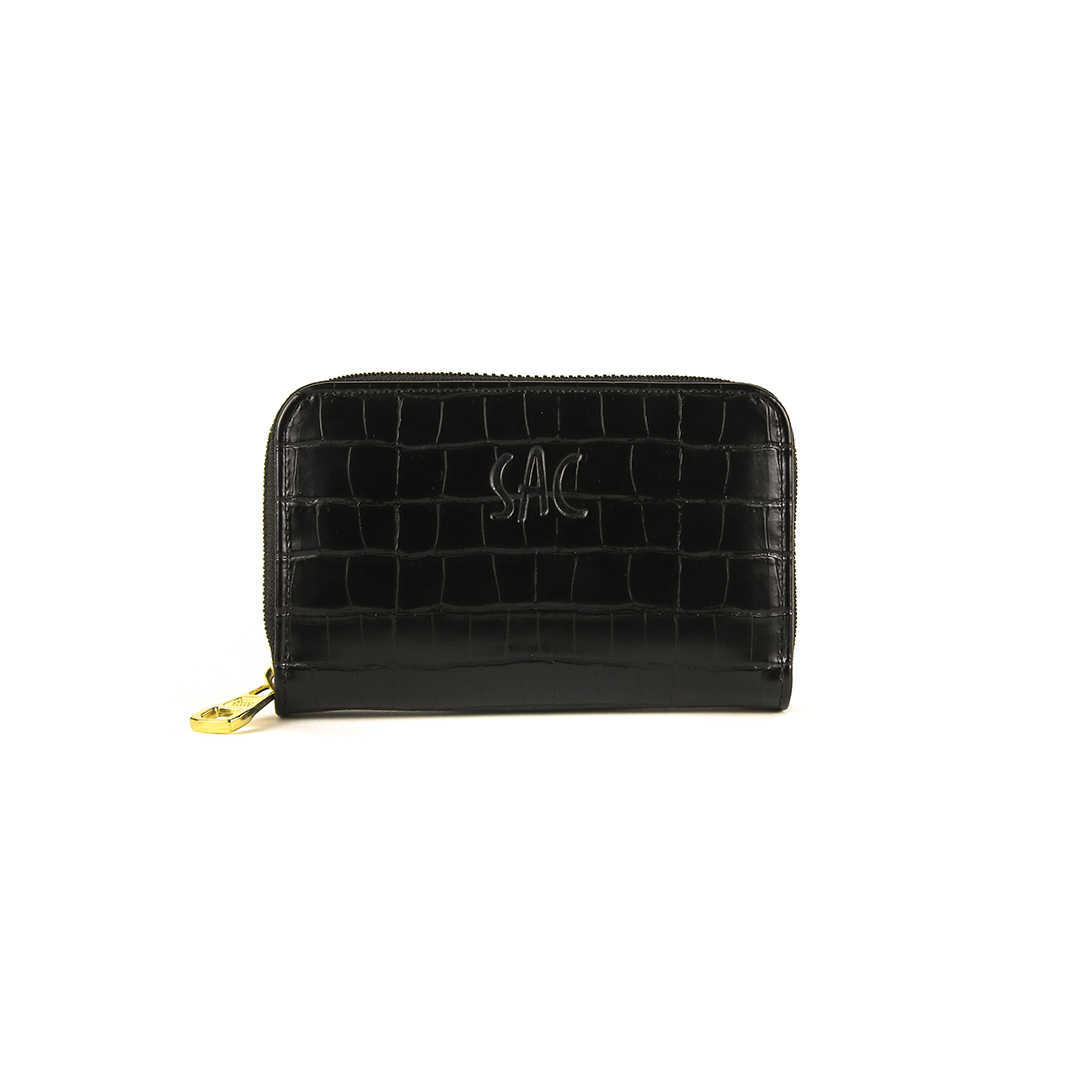 Black Croc Wallet