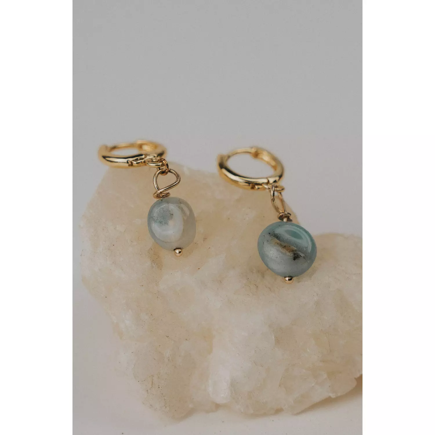 Aquamarine earrings hover image