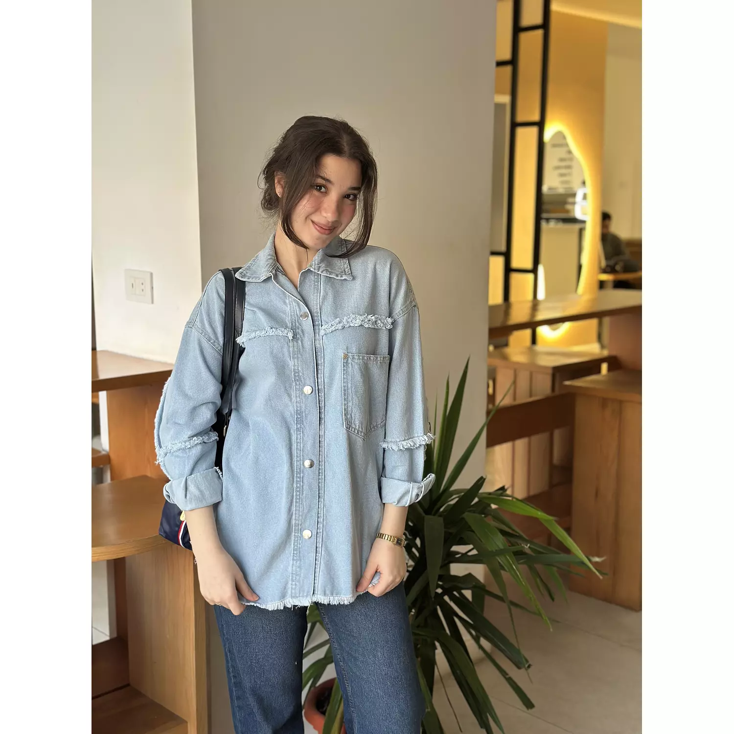 Trendy Denim Shirt hover image