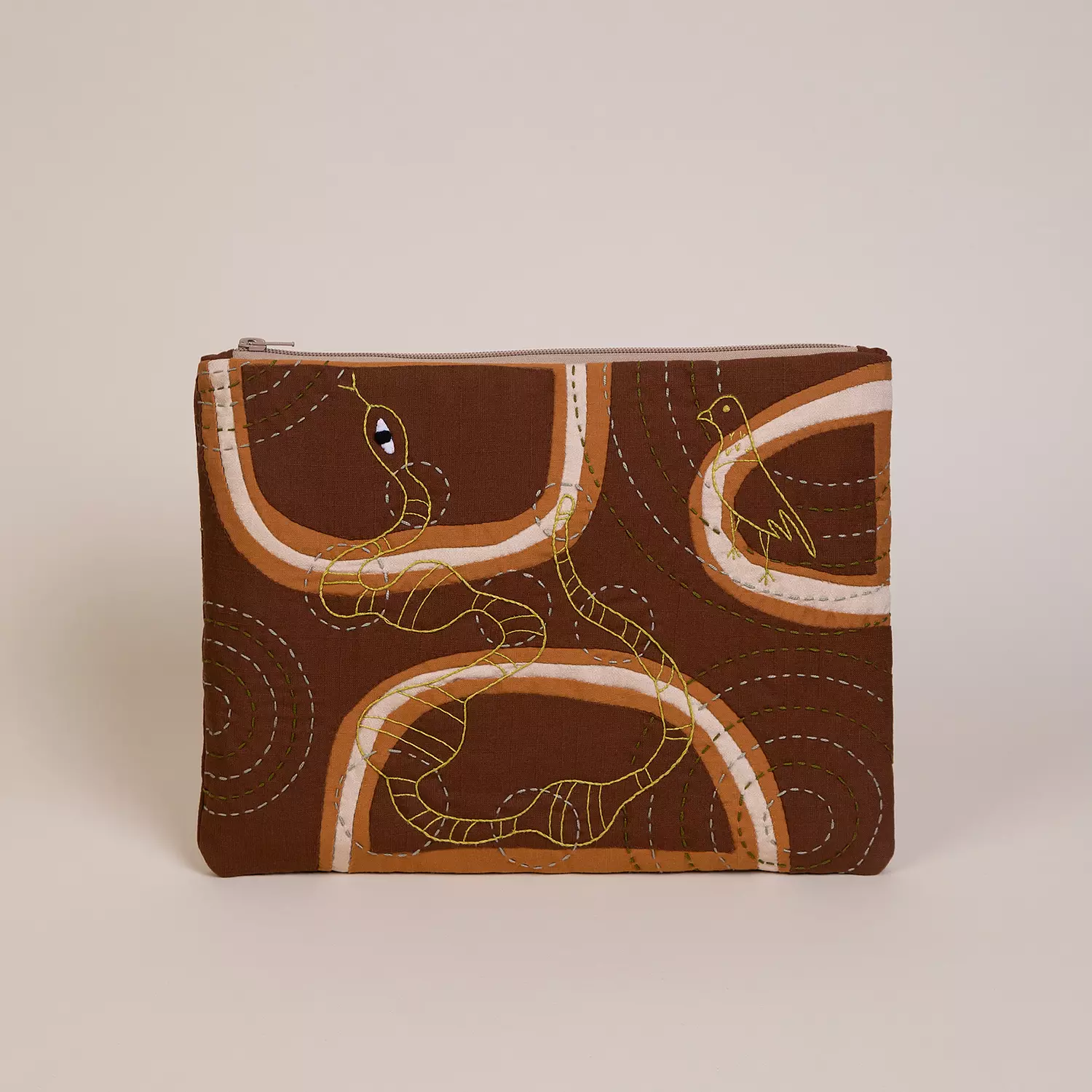 The Snake and the Pigeon Laptop Sleeve 1