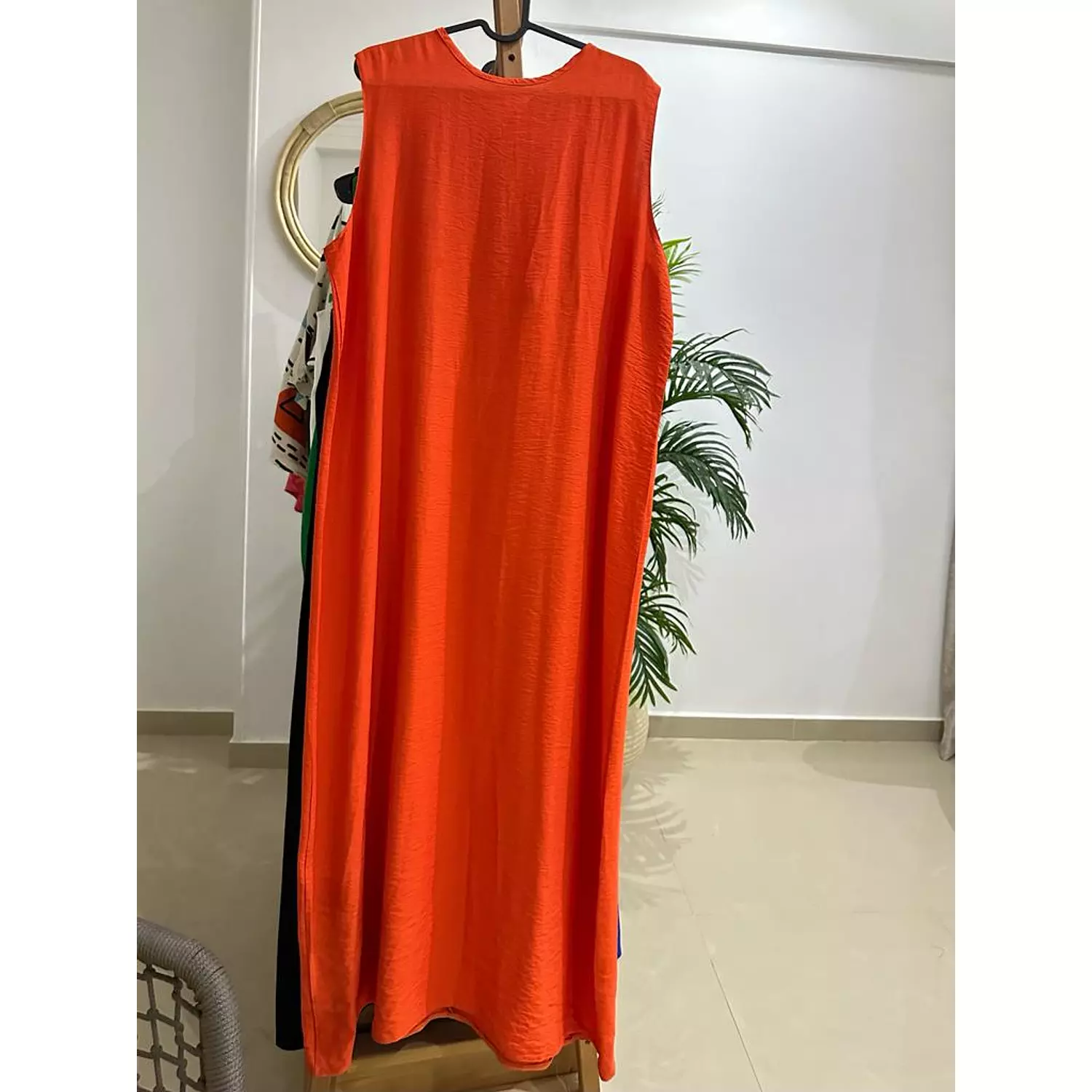 ORANGE BASIC DRESS 3