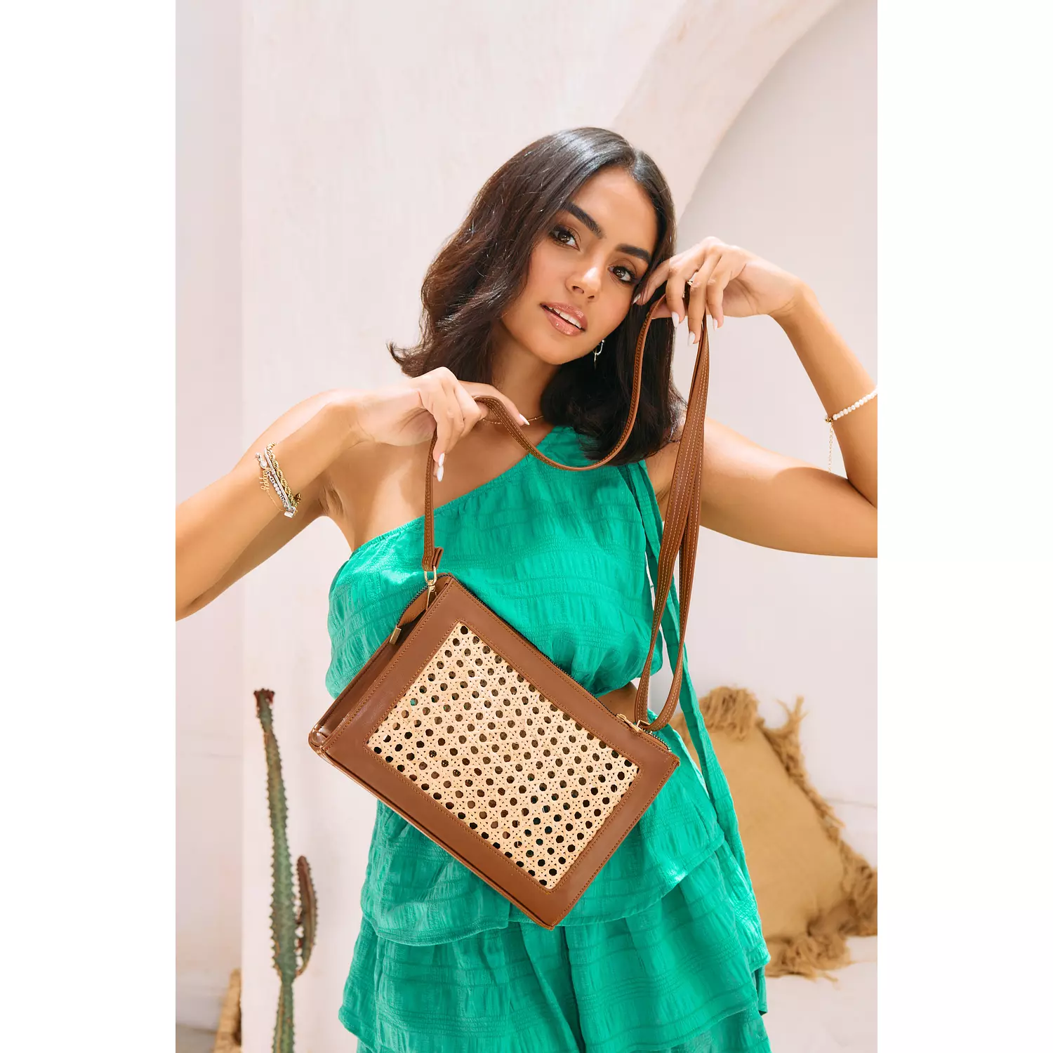 Serena Clutch in Brown 0