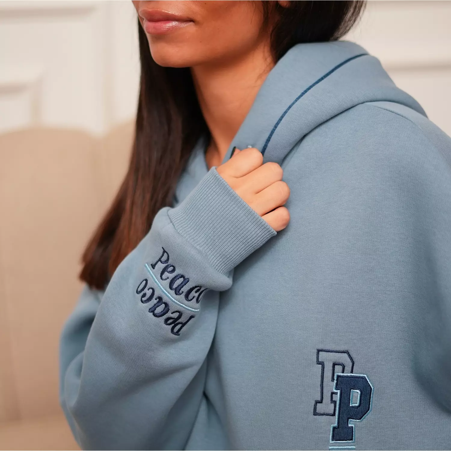 Baby Blue Unisex Hoodie 4