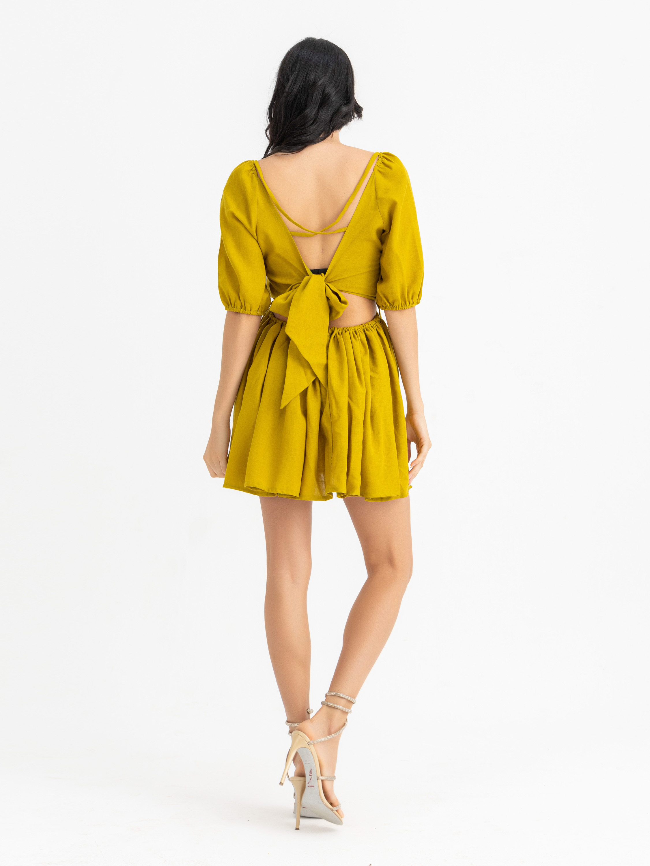 The POUFA cutout linen dress 3