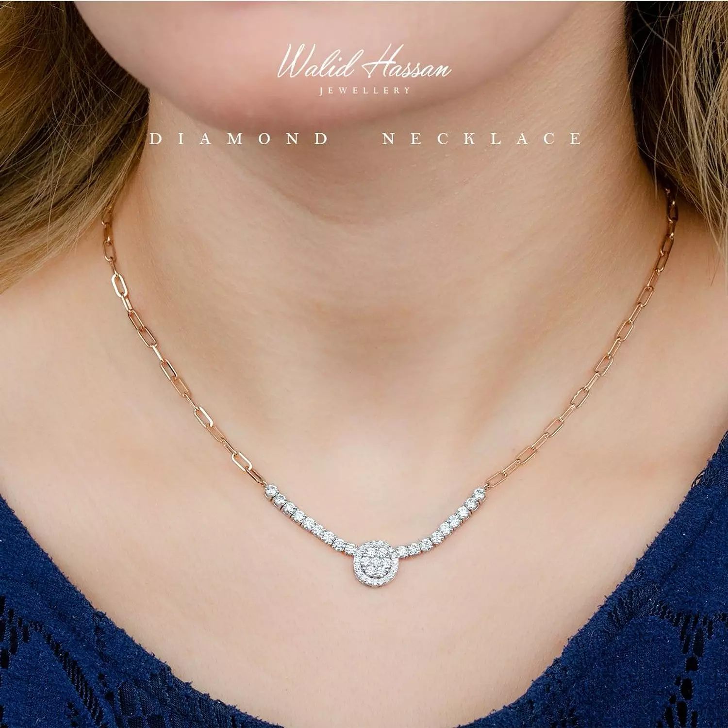 diamond necklace  hover image