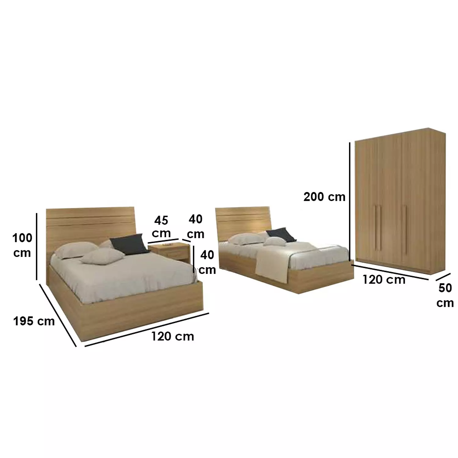 Bed room set 4 pieces - Artco.room010 2