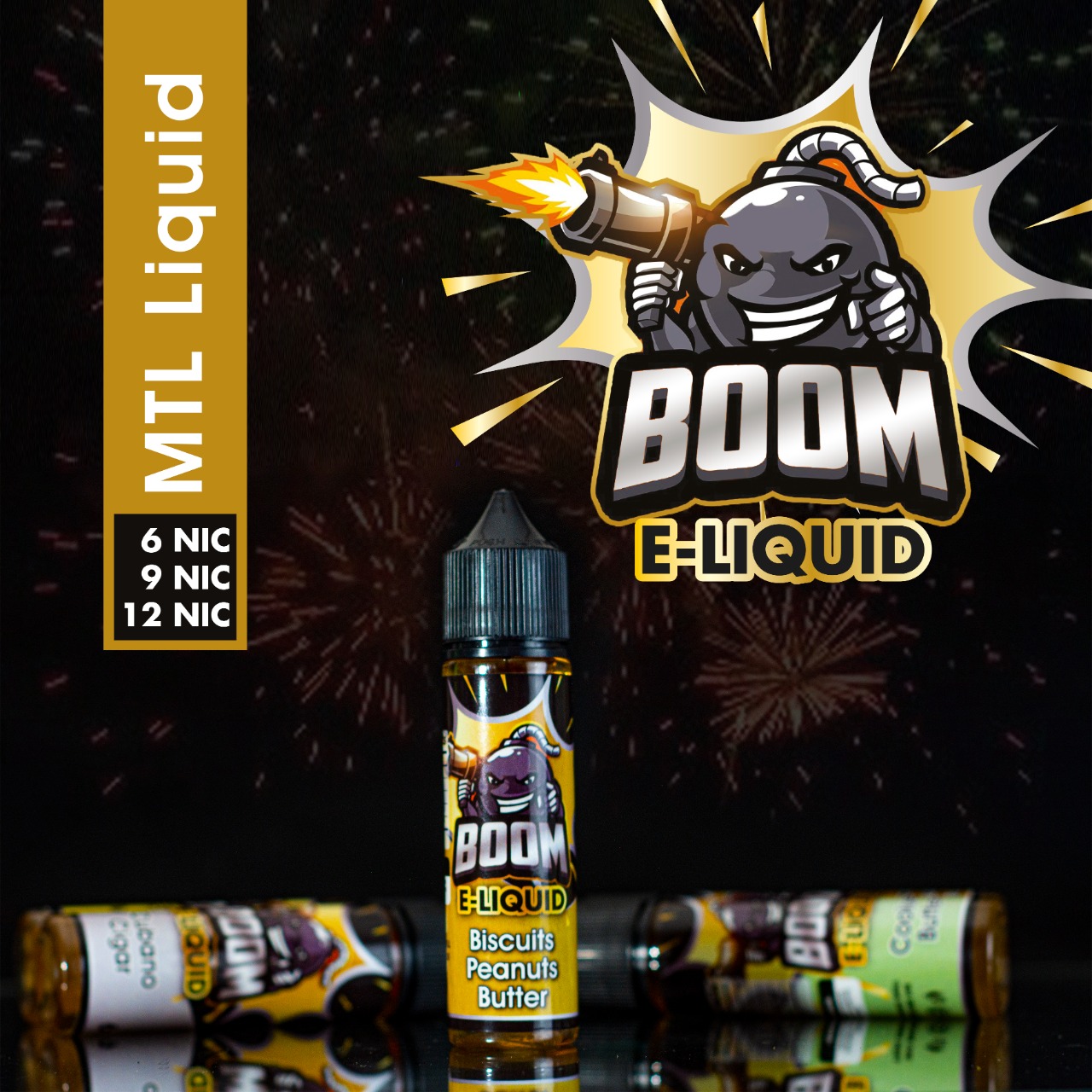 Boom E - Liquid 60ML (MTL 50/50) 5