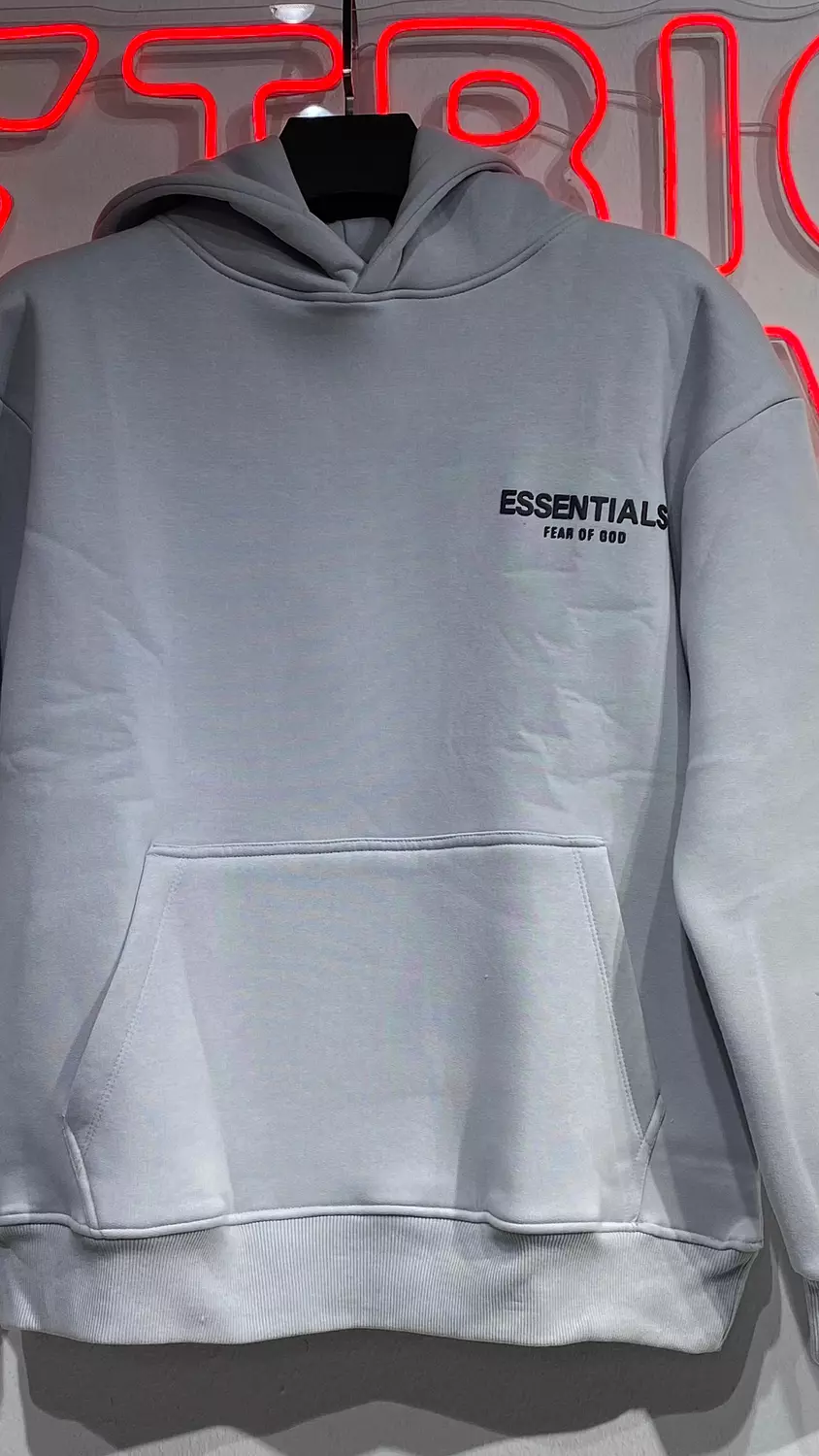 Essentials Grey Hoodie 1