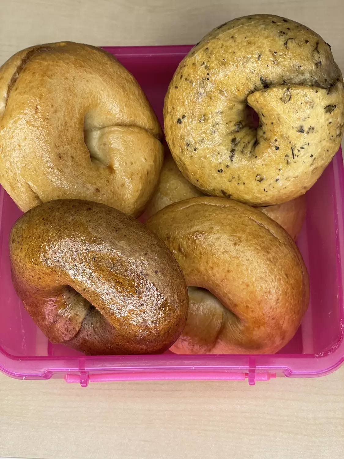 Mini Bagels Mix Box of 4 3