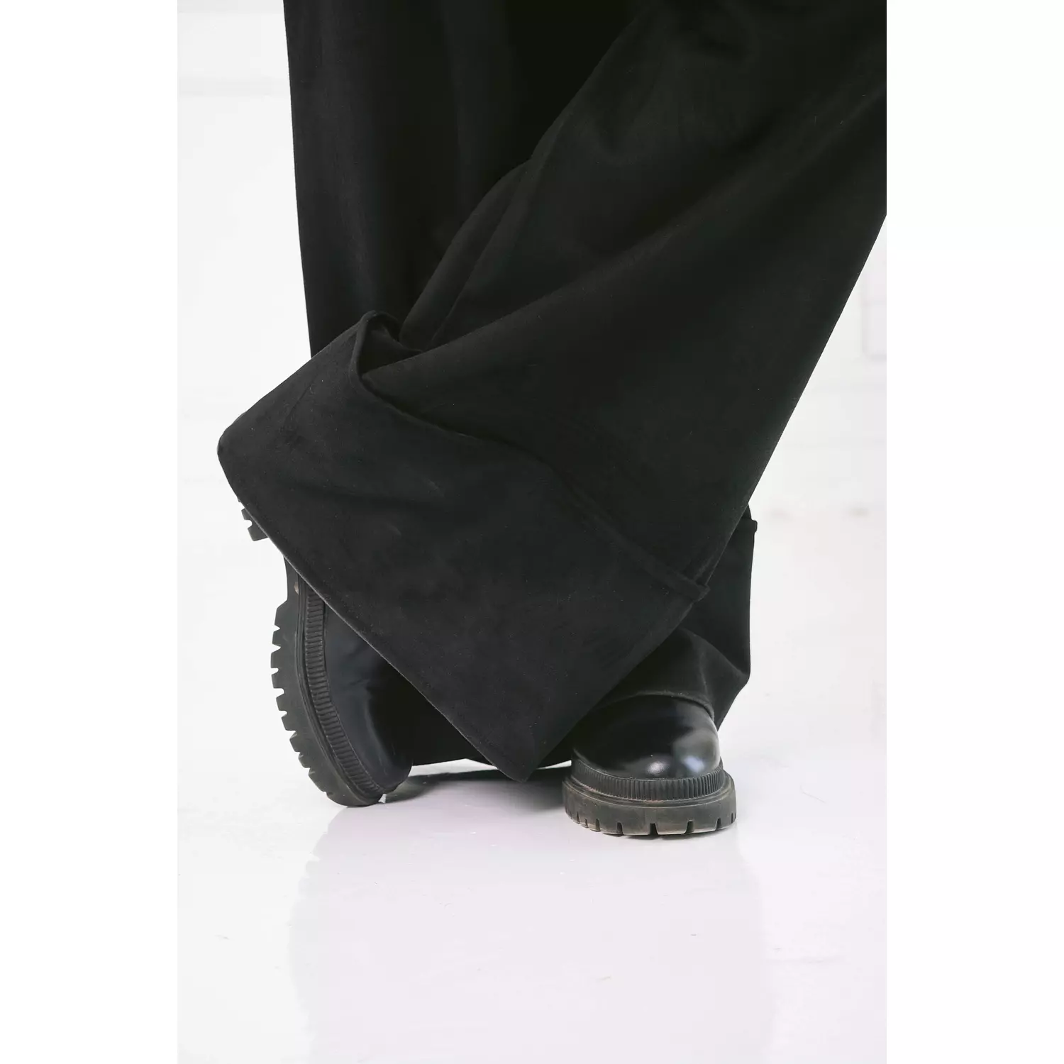 Suede wide leg pants 6