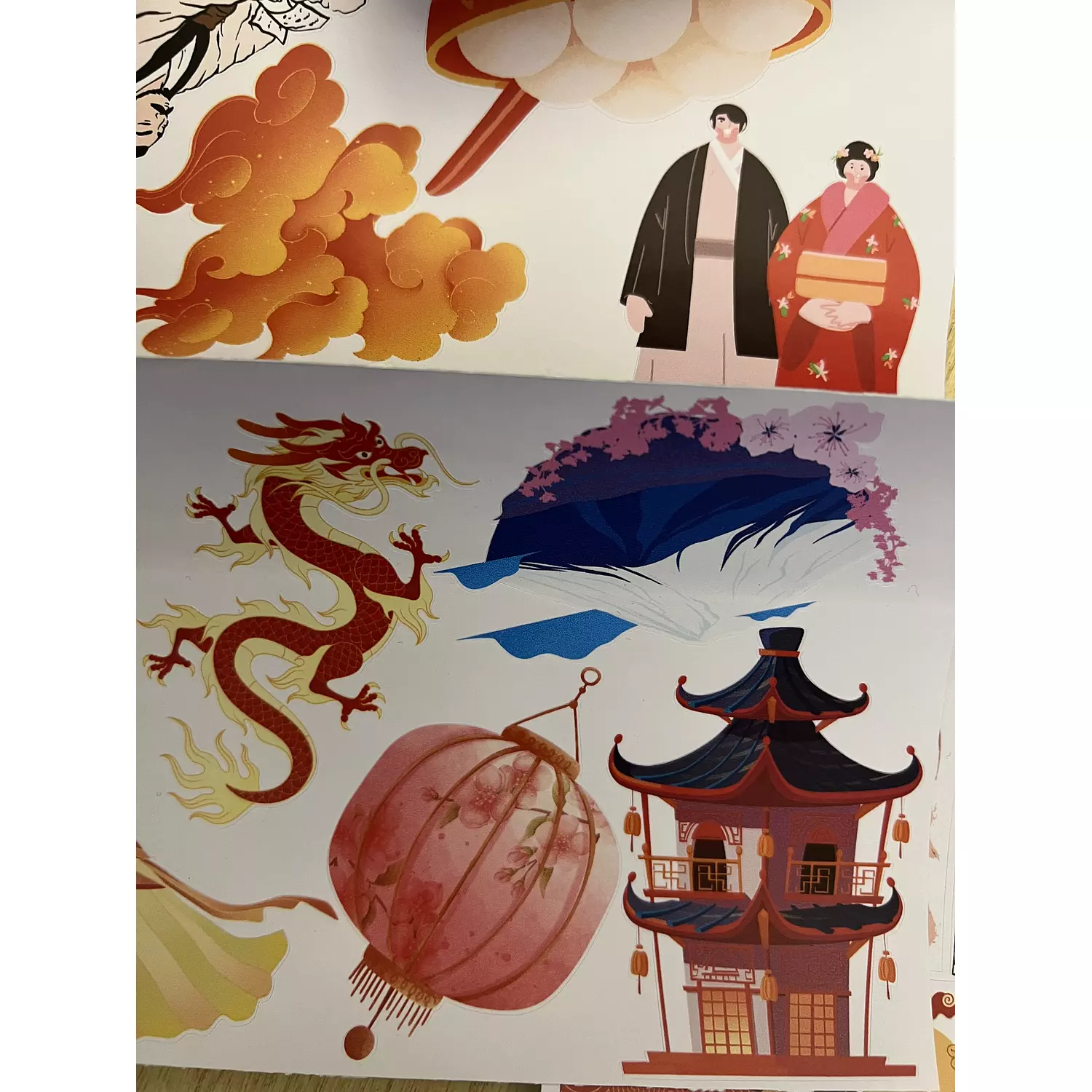 Asian Culture Stickers Pack 4