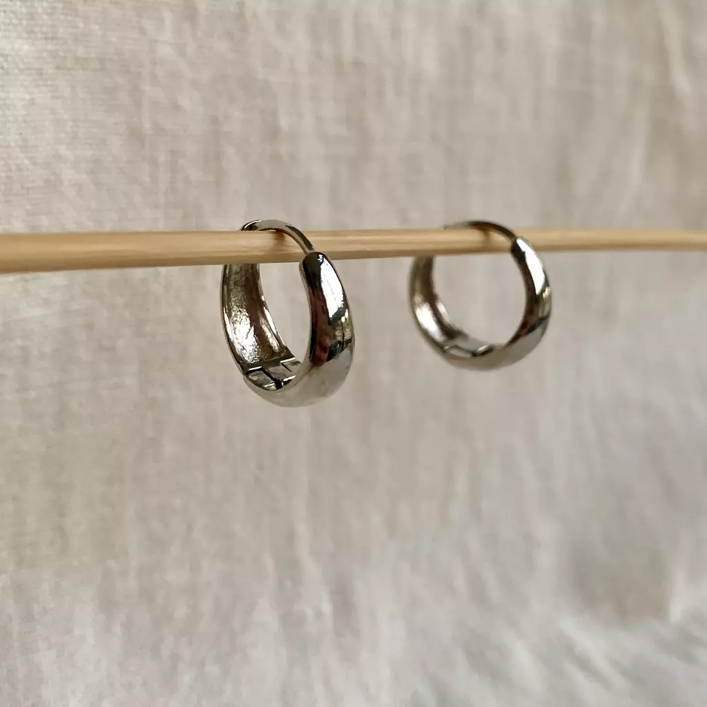 Chunky Little Hoop Earrings