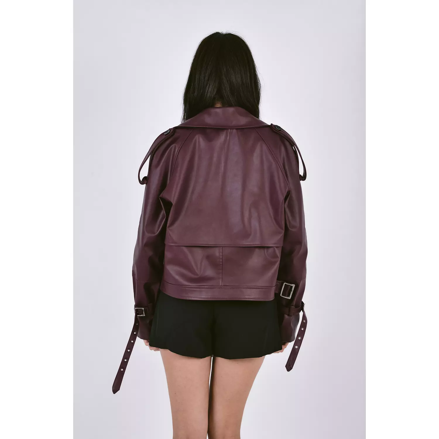 Burgundy Leather Jacket 4