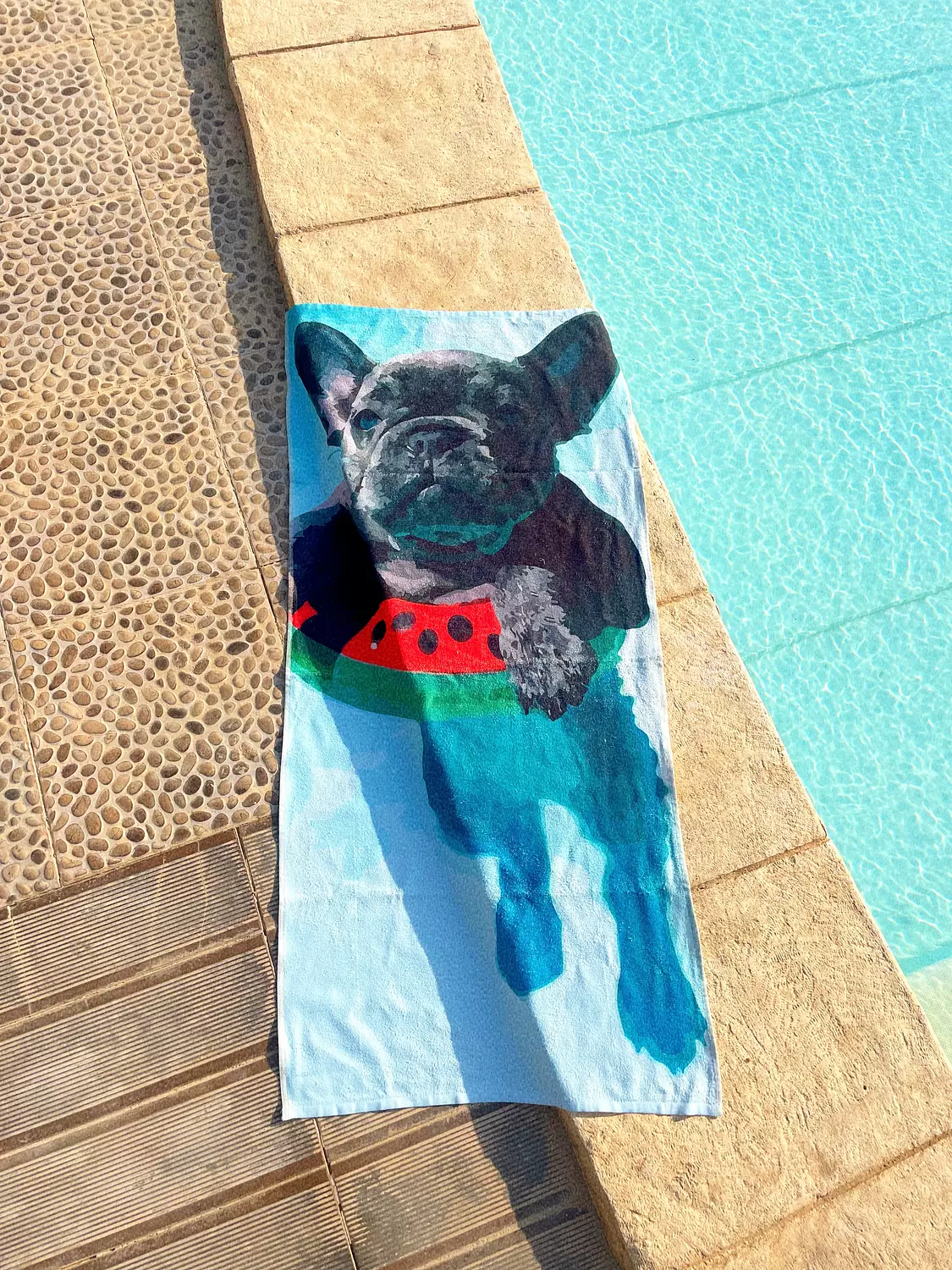 Frenchie Beach Towel hover image